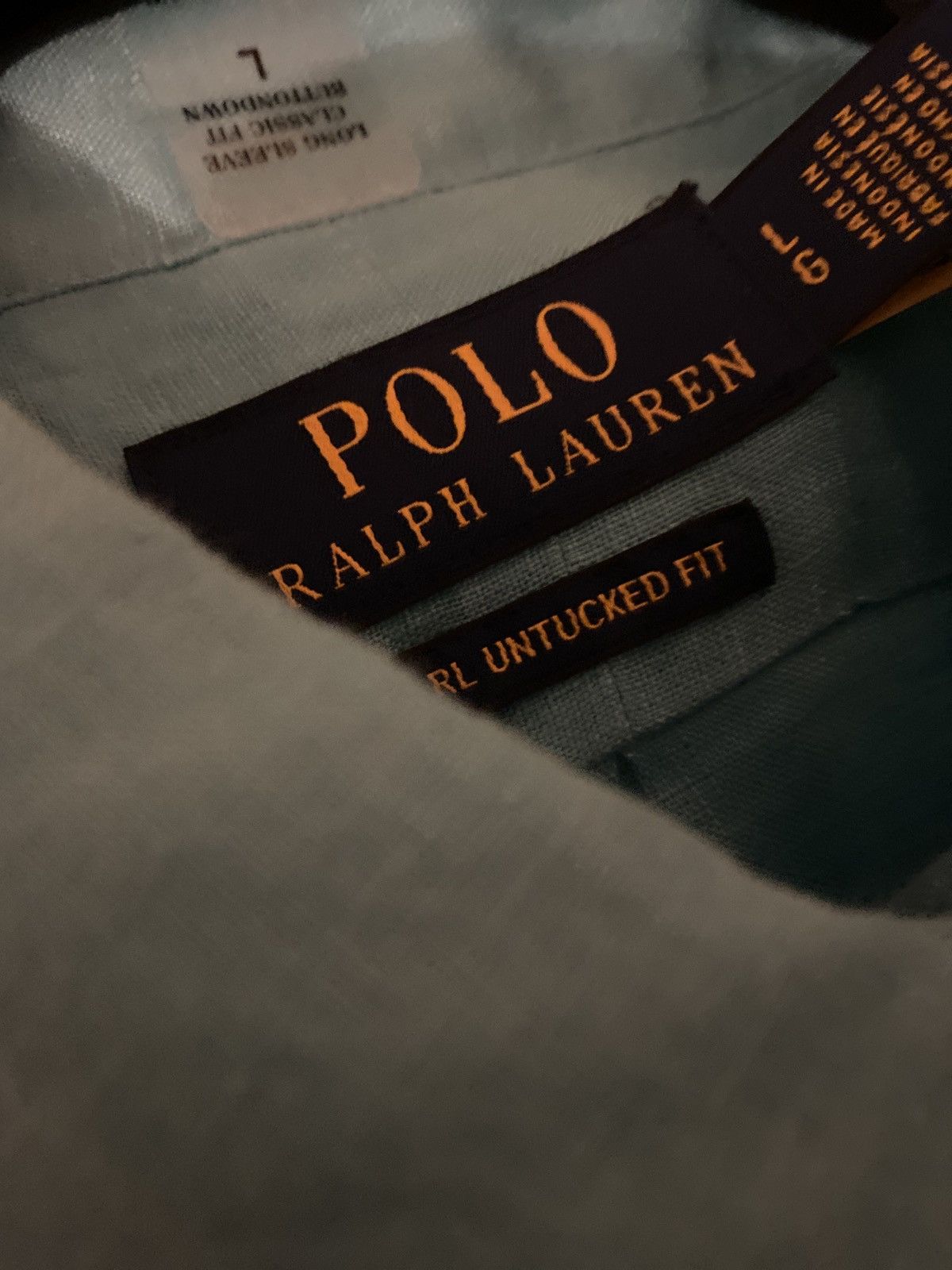 Polo Ralph Lauren Polo Ralph Lauren Long Sleeve Classic Fit Button Down Size US L / EU 52-54 / 3 - 4 Thumbnail