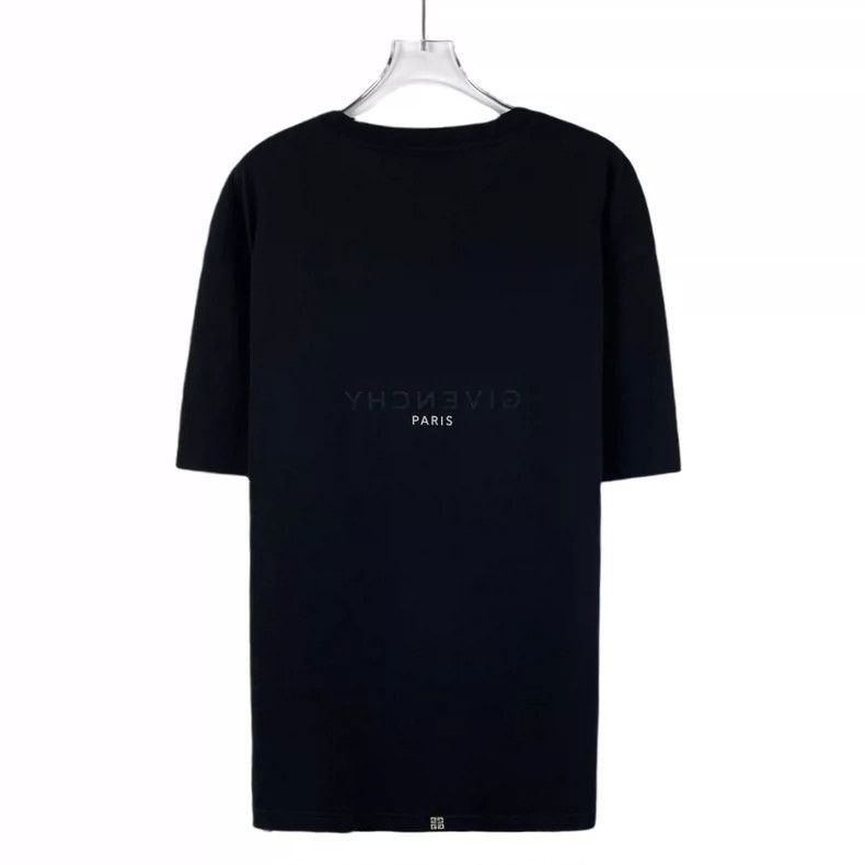 Givenchy Givenchy Givenchy Black Logo Cotton Short Sleeve TShirt -2 Size US L / EU 52-54 / 3 - 2 Thumbnail