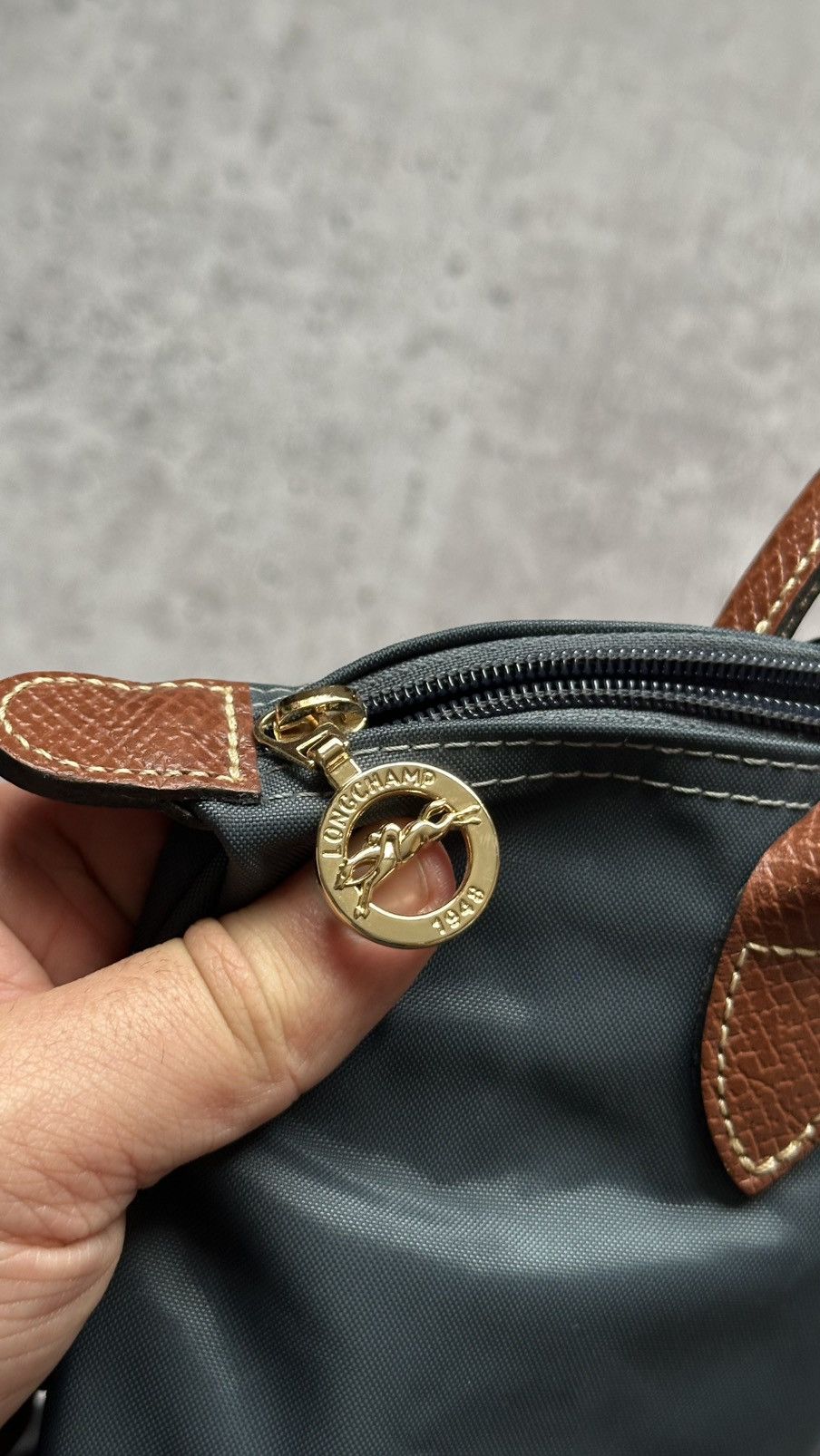 Longchamp Women's Longchamp Le Pliage Original Steel Handle Bag Size ONE SIZE - 11 Thumbnail