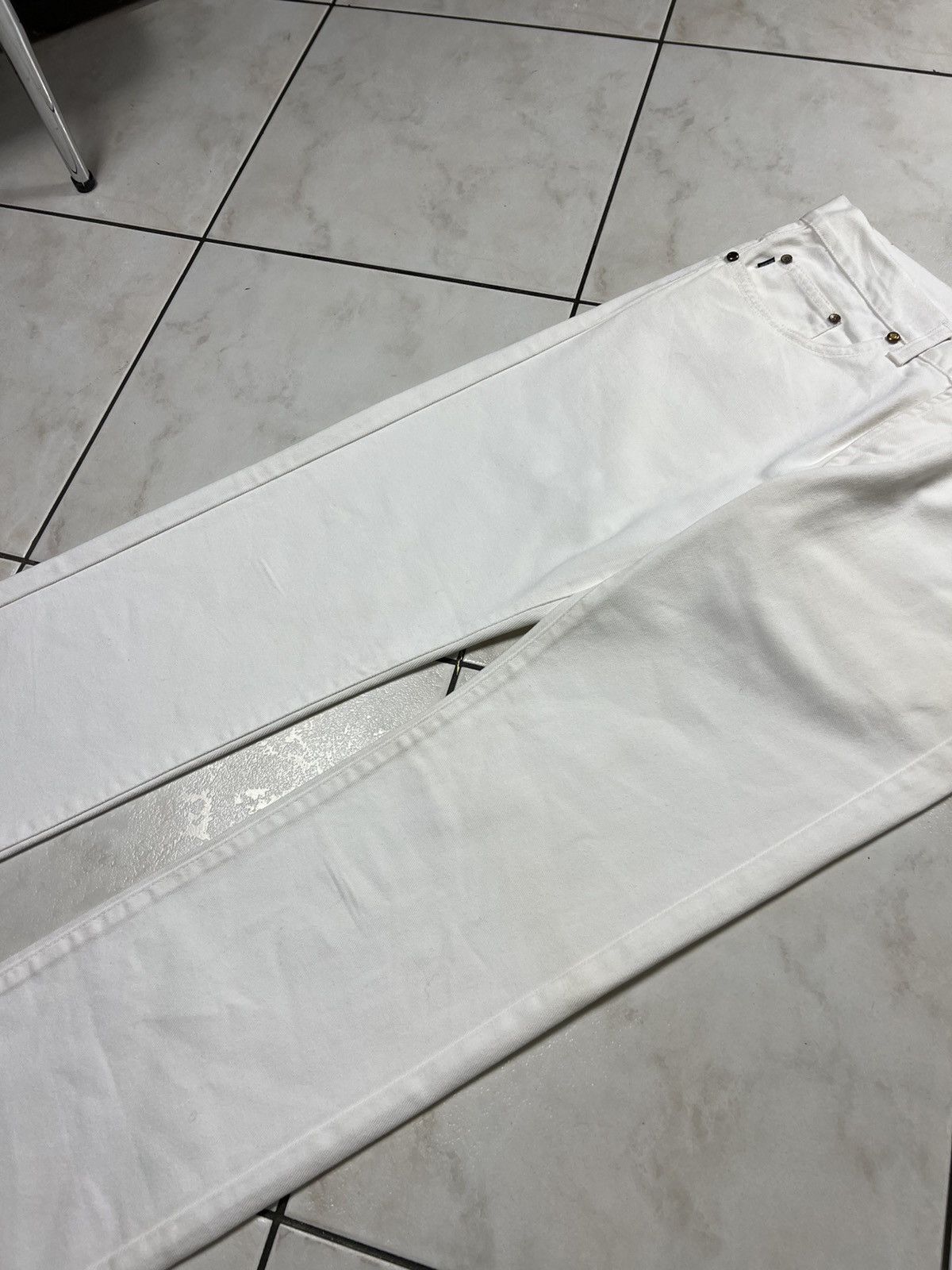 Roberto Cavalli Vintage Just Roberto Cavalli archive white denim jeans pants Size US 32 / EU 48 - 4 Thumbnail