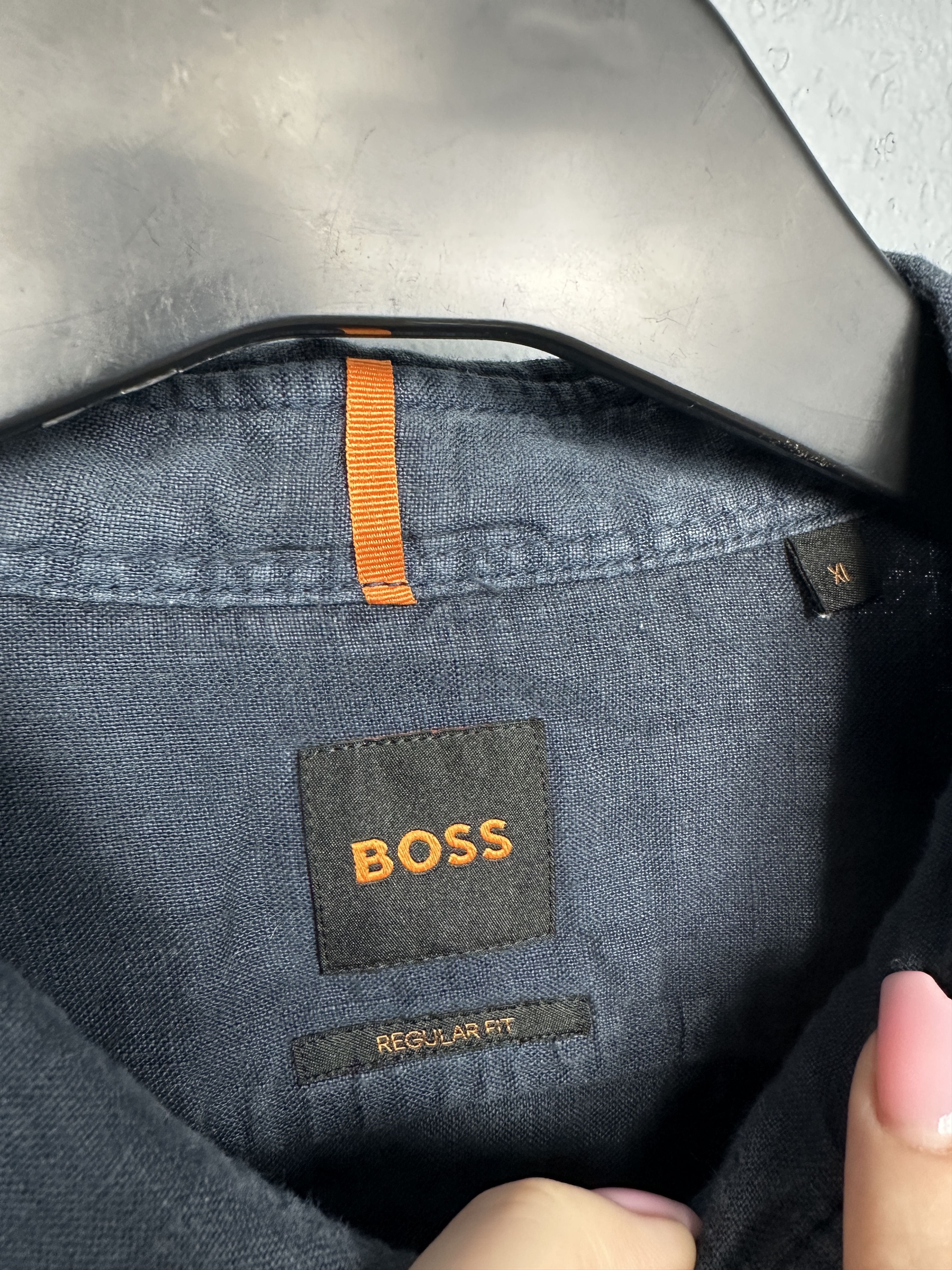 Hugo Boss Hugo Boss Vintage Mens LINEN Short Sleeve Shirt Size US XL / EU 56 / 4 - 3 Thumbnail
