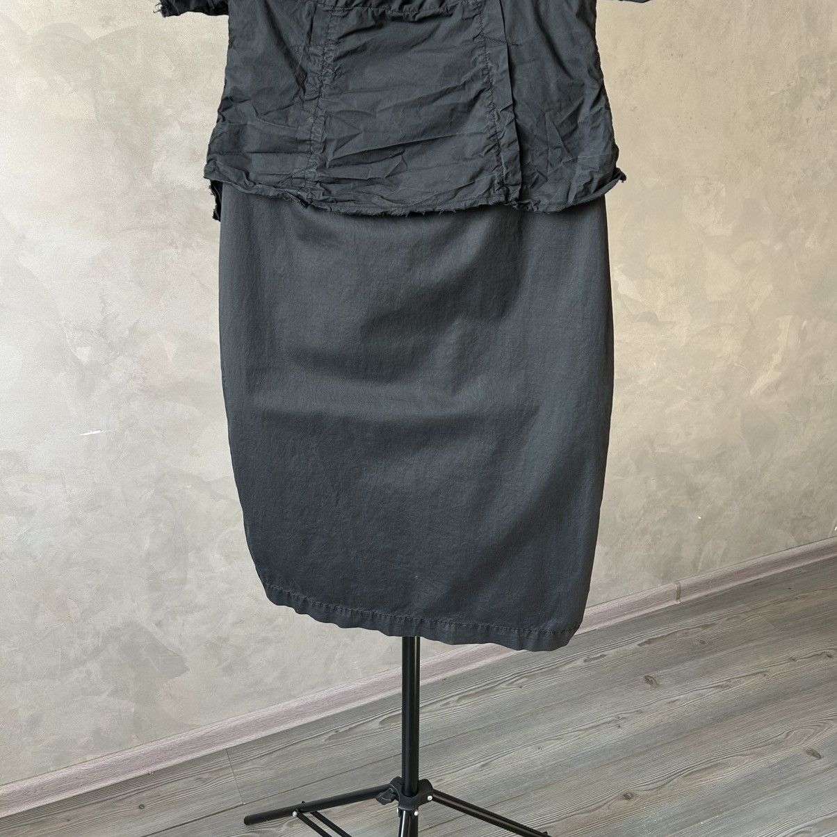 Alexander McQueen Alexander Mcqueen 2009 Raw Seam Cowl Neck Peplum Dress Size L / US 10 / IT 46 - 3 Thumbnail