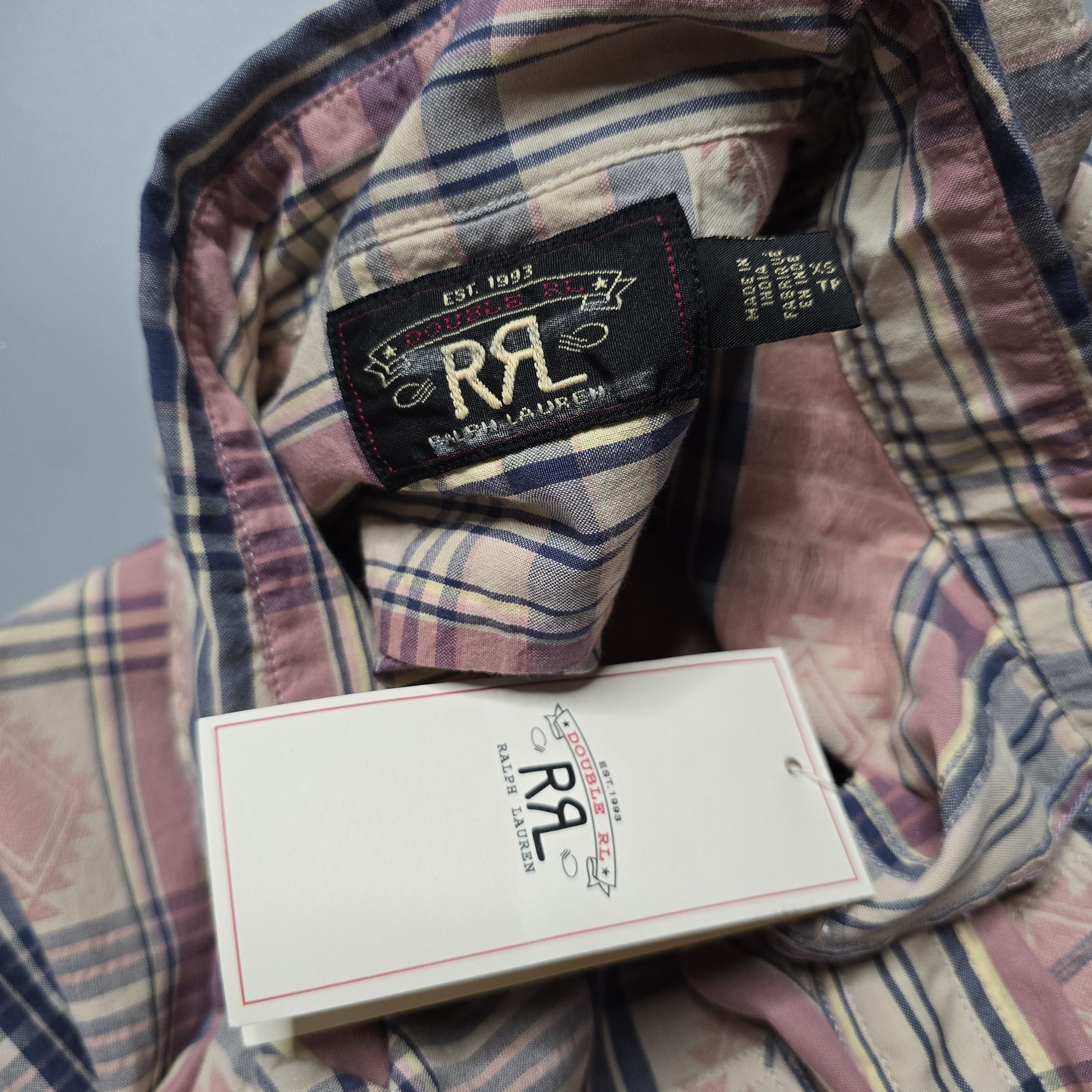 RRL Ralph Lauren RRL Ralph Lauren - Madras Plaid Farrell Workshirt Size US XS / EU 42 / 0 - 5 Thumbnail