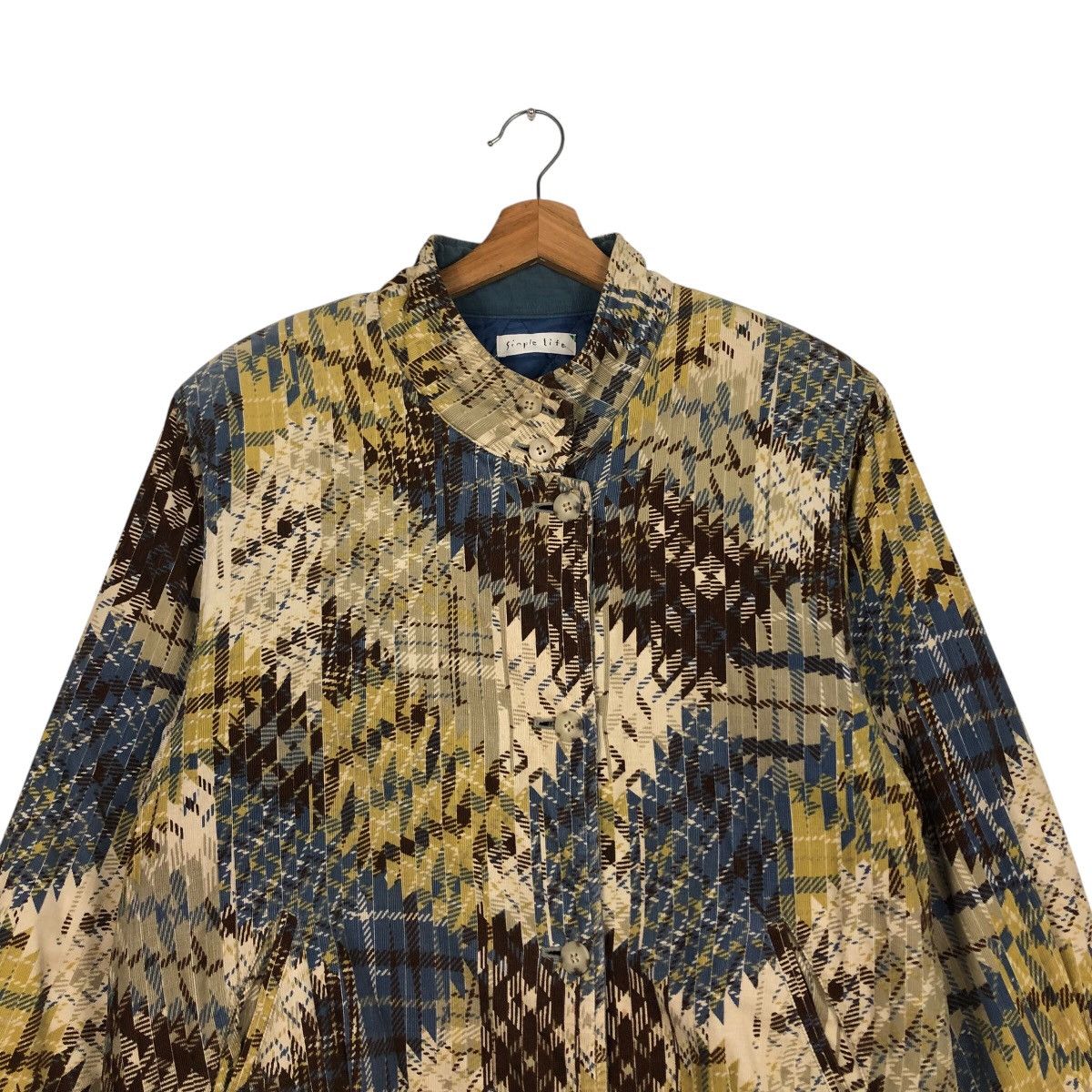 Japanese Brand × Vintage Vintage Button Chore Jacket Simple Life Tartan Issey Miyake Size US M / EU 48-50 / 2 - 4 Thumbnail
