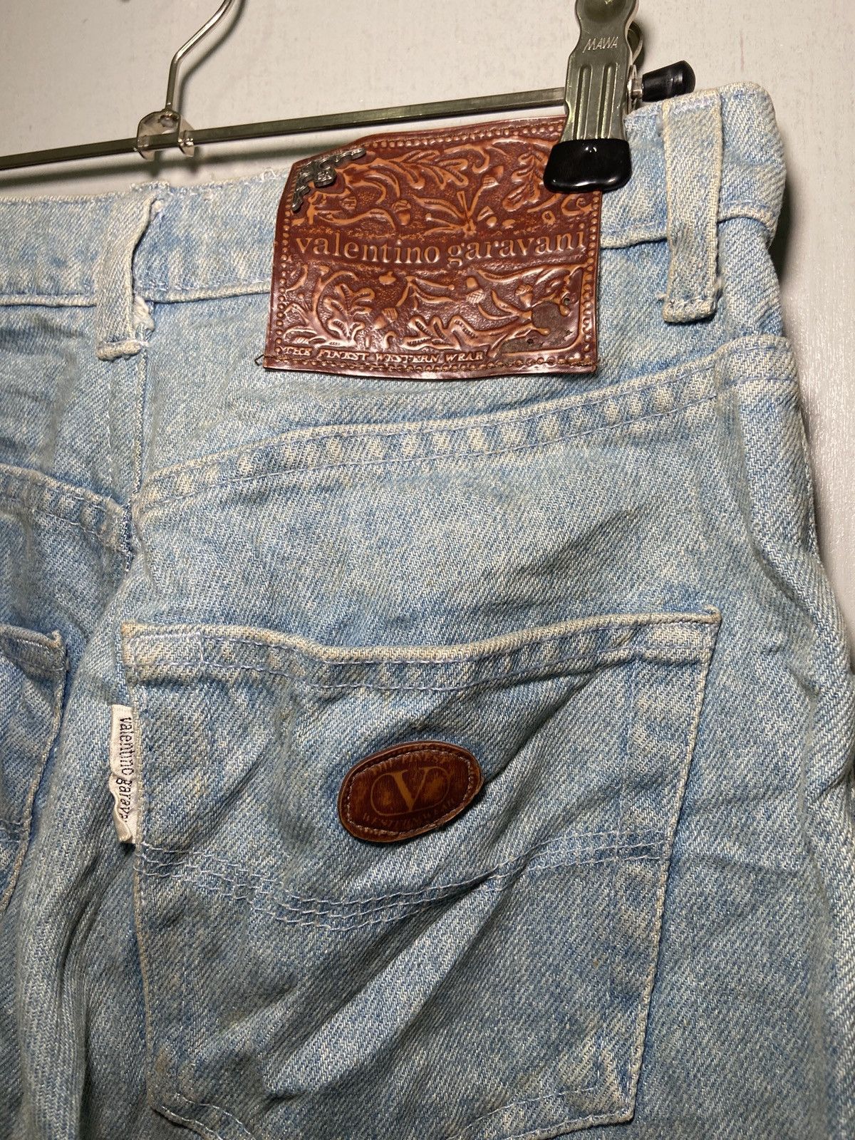 Valentino × Vintage Vintage Valentino Garavani Denim Size US 27 - 5 Thumbnail
