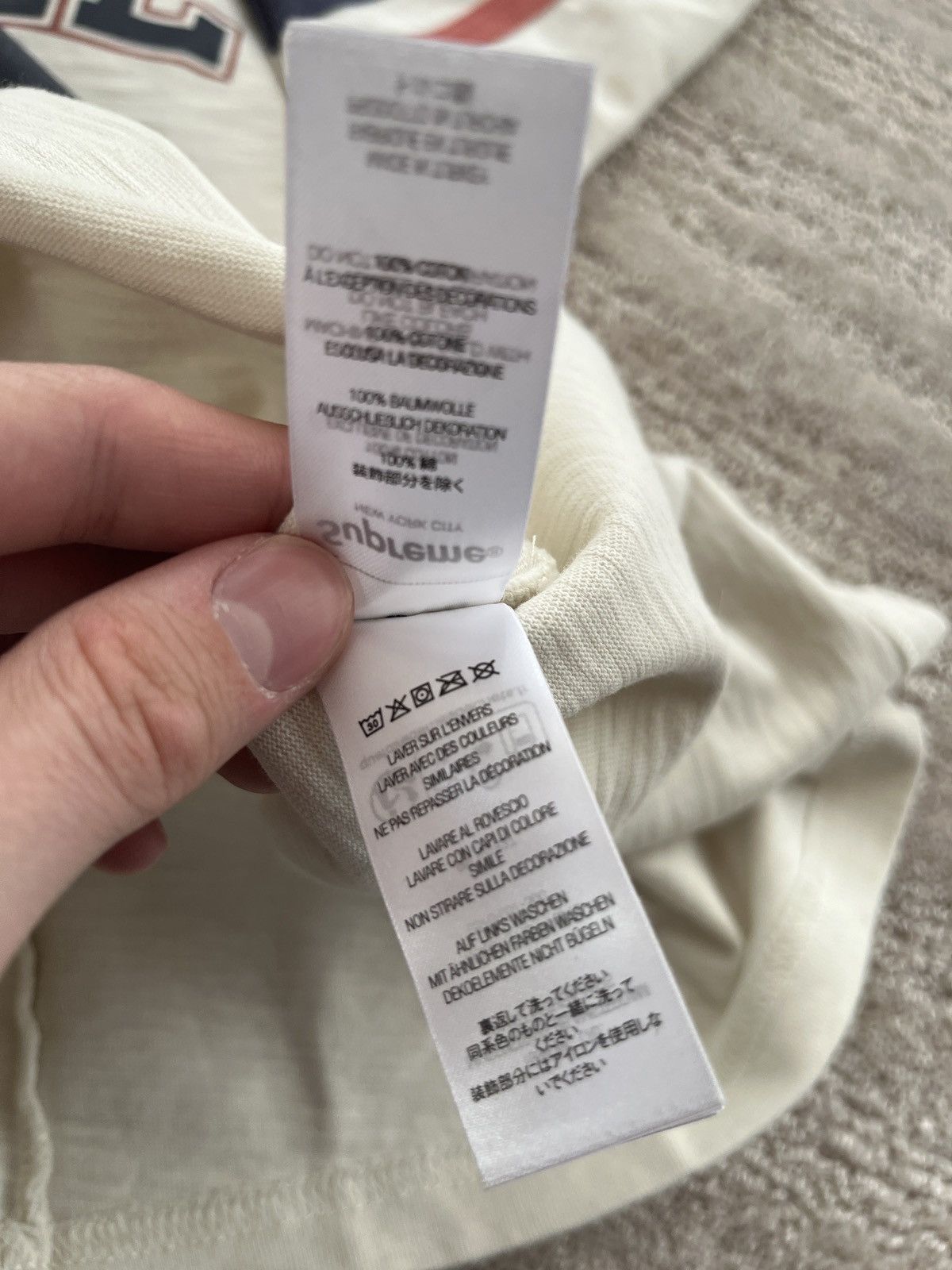 Supreme Supreme Patchwork Yoke Football Top Stone Size US S / EU 44-46 / 1 - 5 Thumbnail