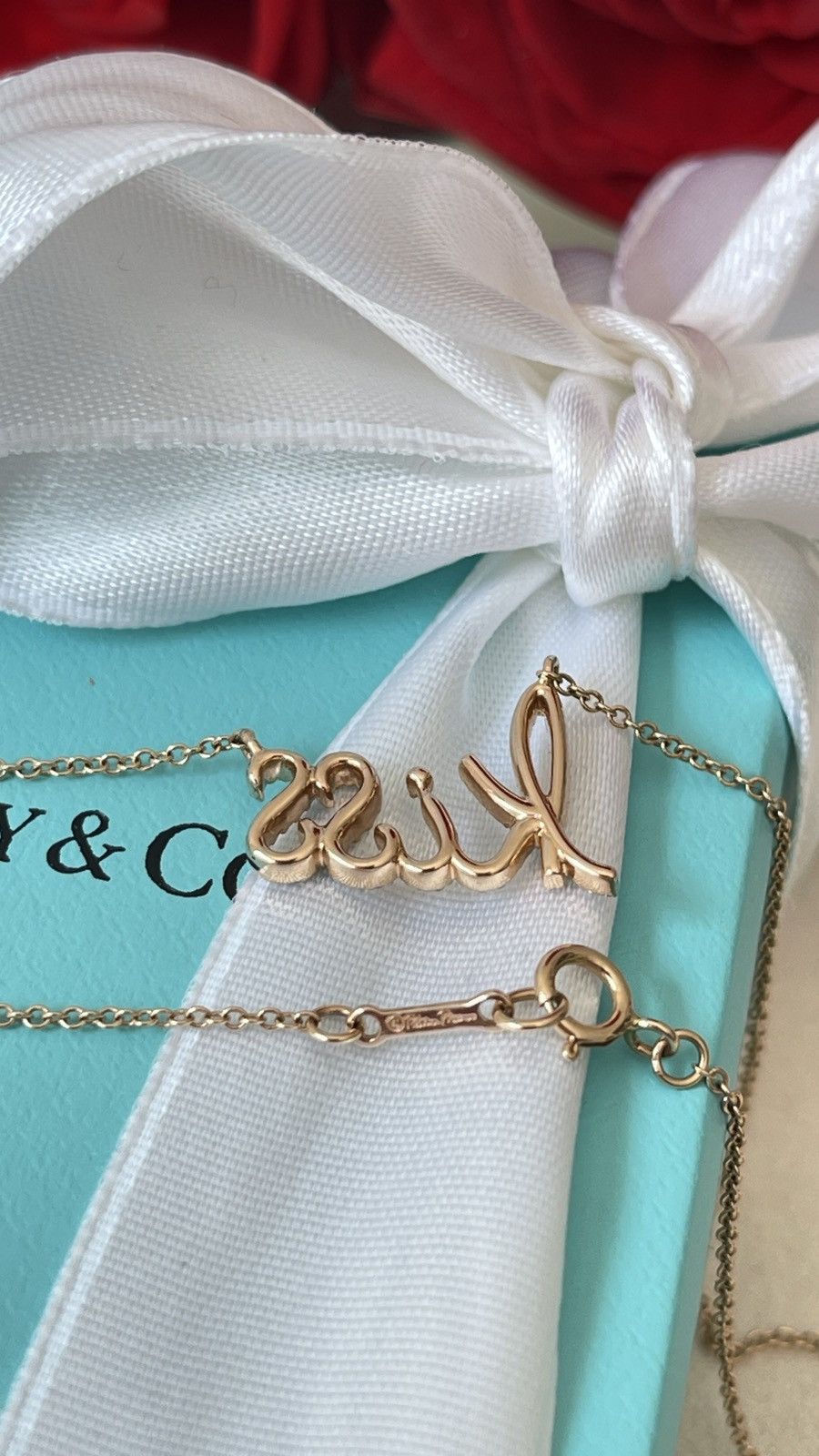 Tiffany & Co. Tiffany & Co. Graffiti Kiss Pendant RG Dia 16” NEW $4,400 Size ONE SIZE - 13 Thumbnail