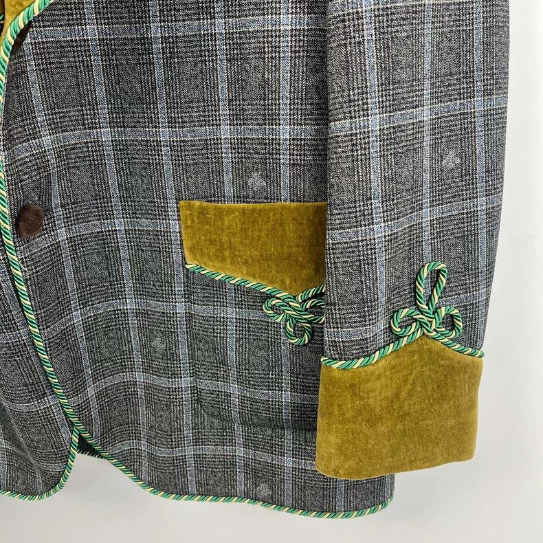Gucci Gucci Plaid knotted suit 2504-Nextarrow Size 44R - 3 Thumbnail