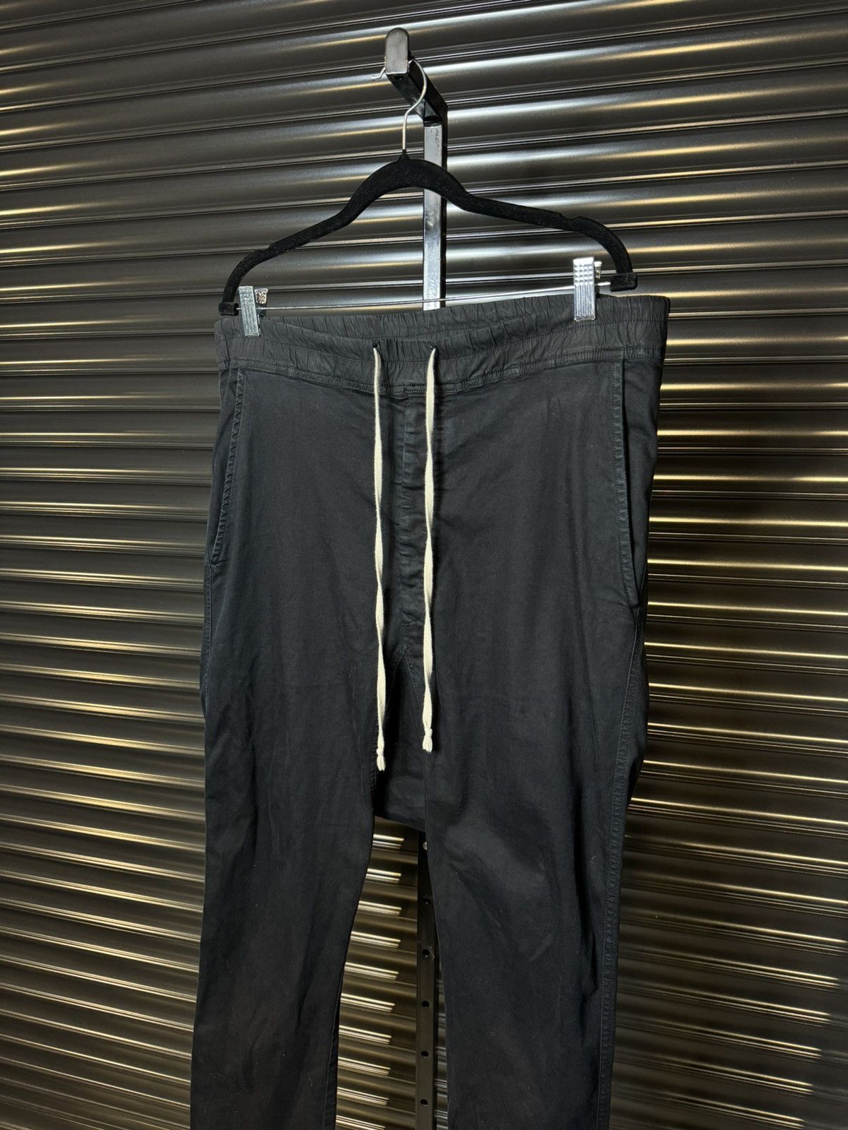 Rick Owens Rick Owens DRKSHDW Drop Crotch Black Pants - Large Size US 36 / EU 52 - 2 Thumbnail