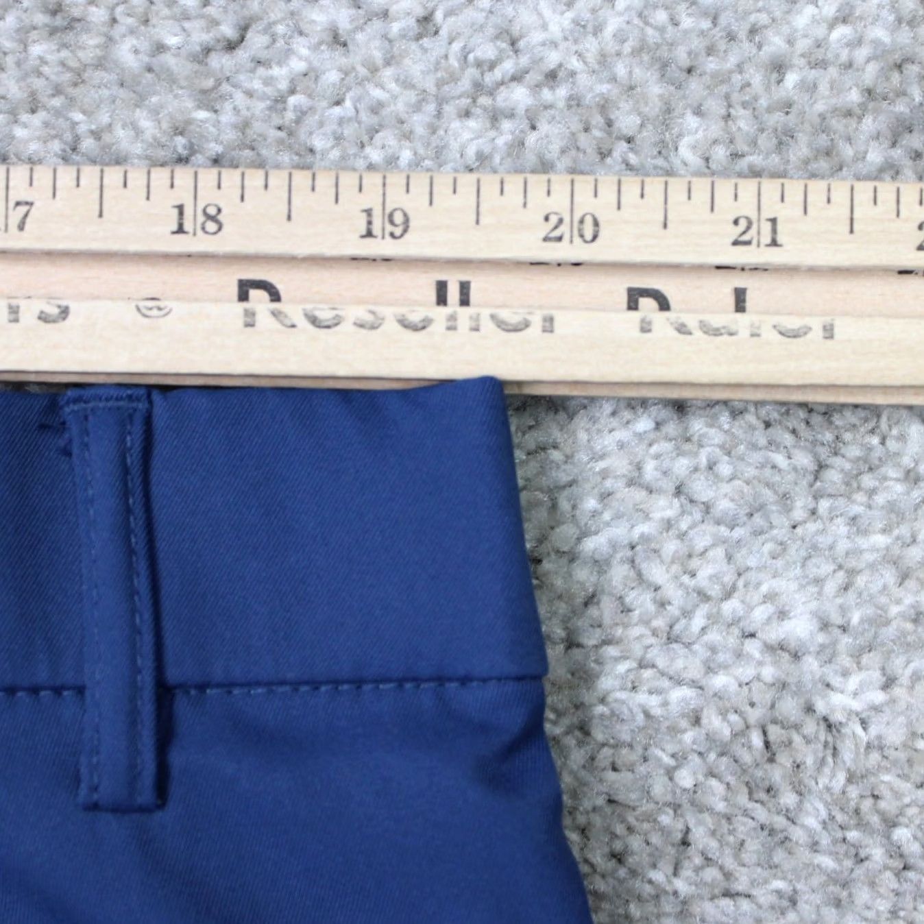 Vintage Maelreg Shorts Mens 40 Blue ProFlex 7" Golf Performance Polyester Casual Chino Moisture Wicking Pockets Slim/Regular Front Flat Front Sport 2000s Mens Size US 40 / EU 56 - 6 Thumbnail