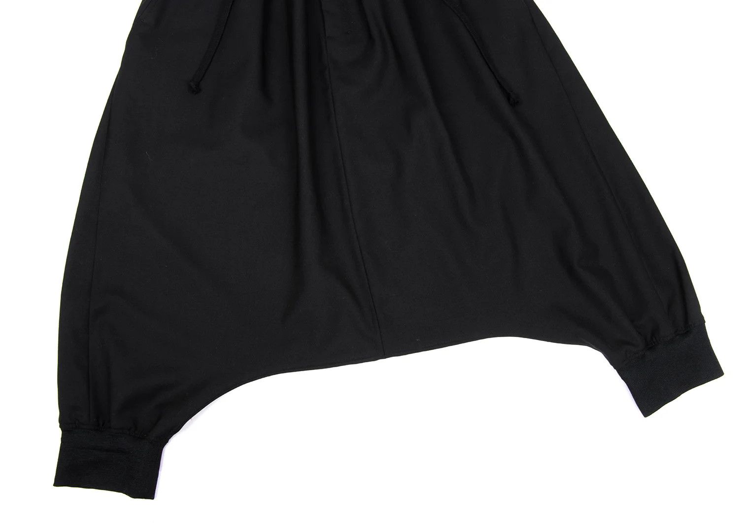 Yohji Yamamoto Wool-Poly Gabardine Cuffed Sarouel Pants Black 3 Size US 34 / EU 50 - 8 Thumbnail
