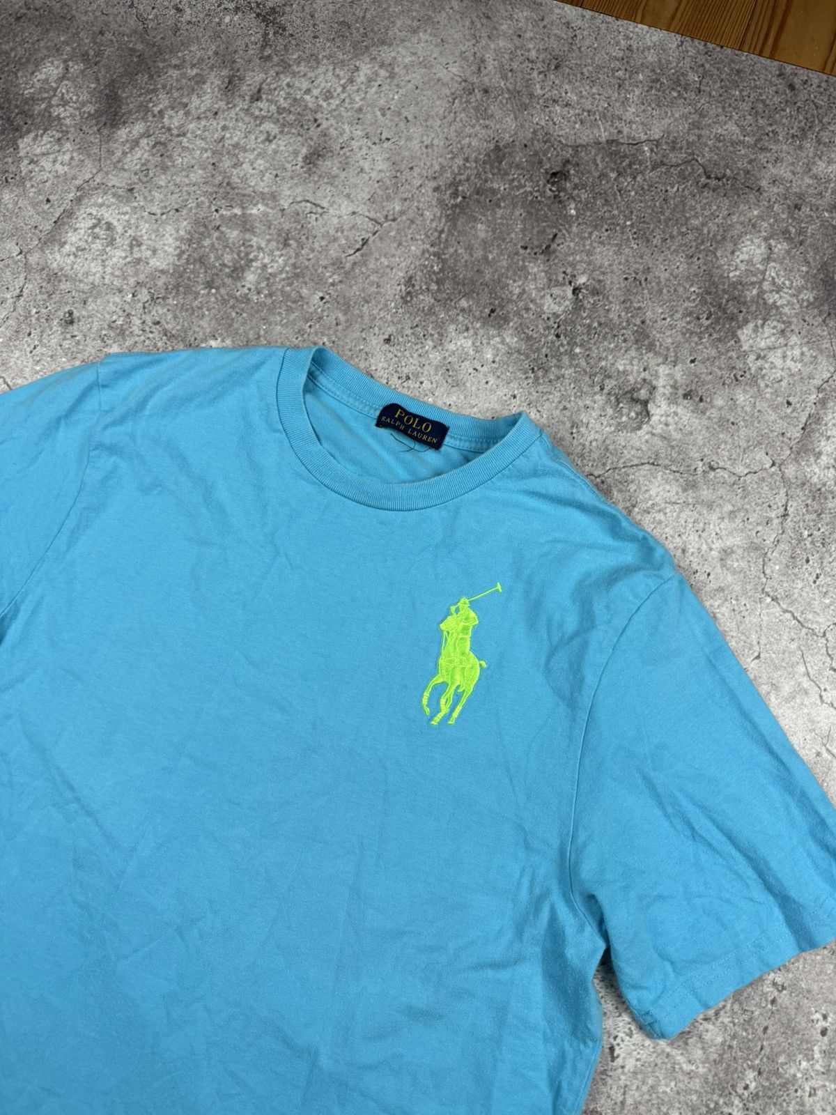 Polo Ralph Lauren Vintage Polo Ralph Lauren Number 3 Polo T-Shirt Cheef Keef Size US L / EU 52-54 / 3 - 2 Thumbnail