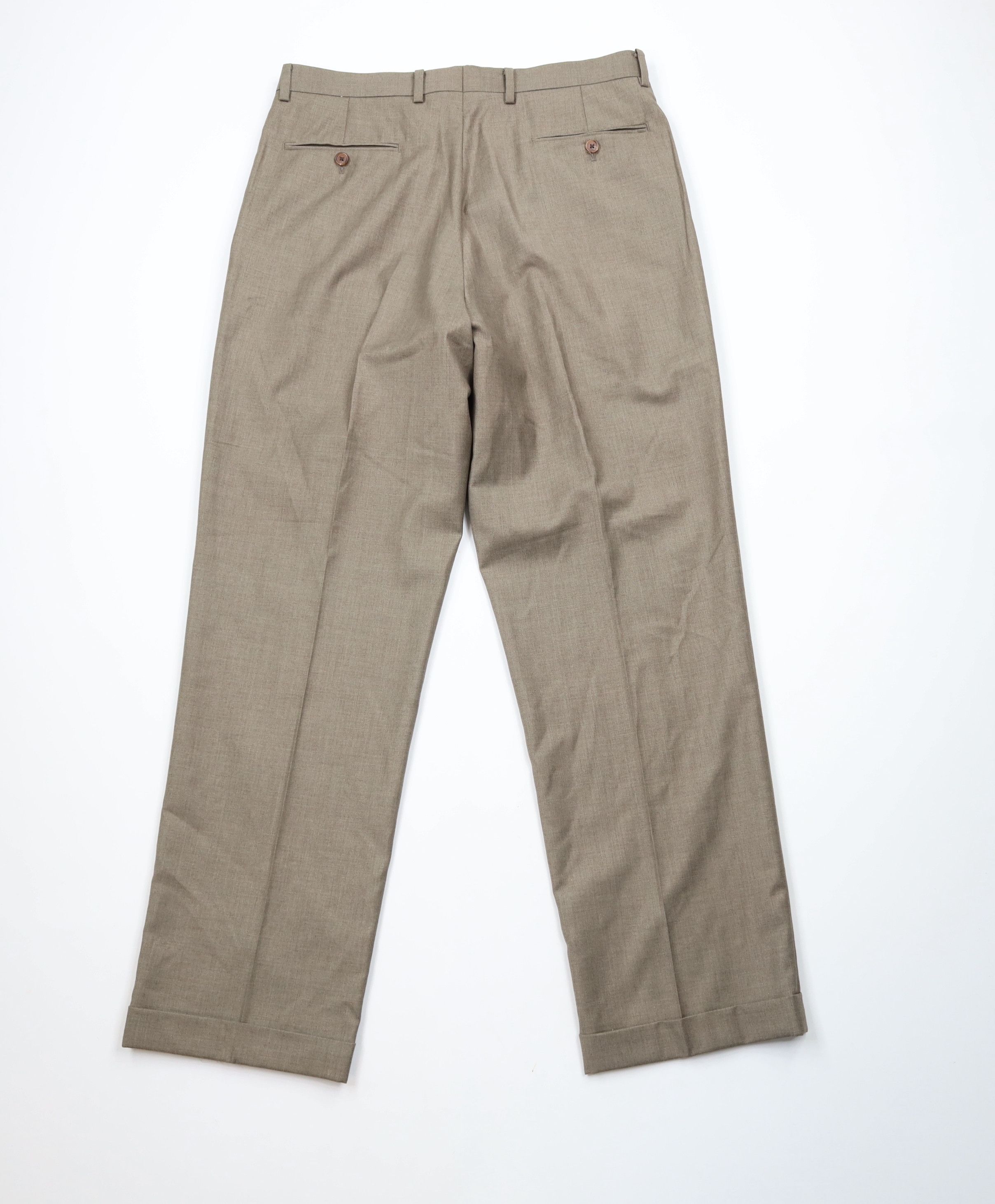 Ralph Lauren × Vintage Vintage Ralph Lauren Wide Leg Chino Pants Heather Brown Size US 34 / EU 50 - 8 Thumbnail