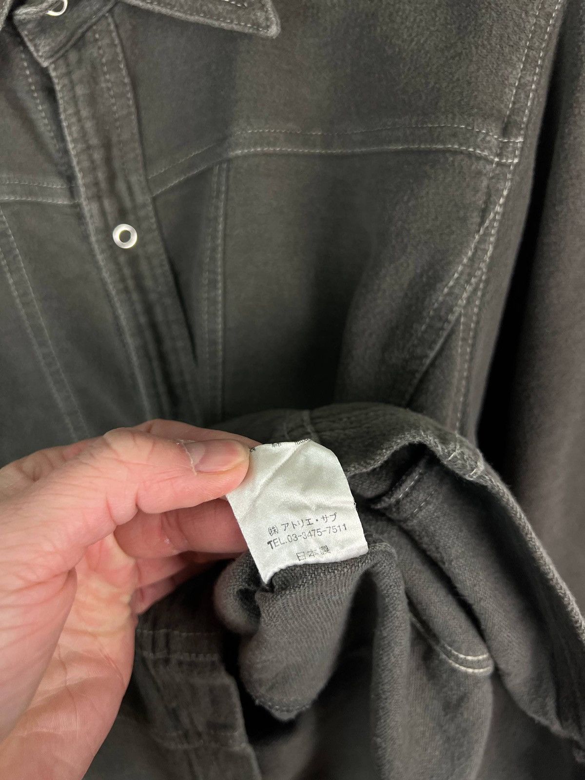 Japanese Brand Atelier Sab For Men Japanese shirt size S Size US S / EU 44-46 / 1 - 3 Thumbnail