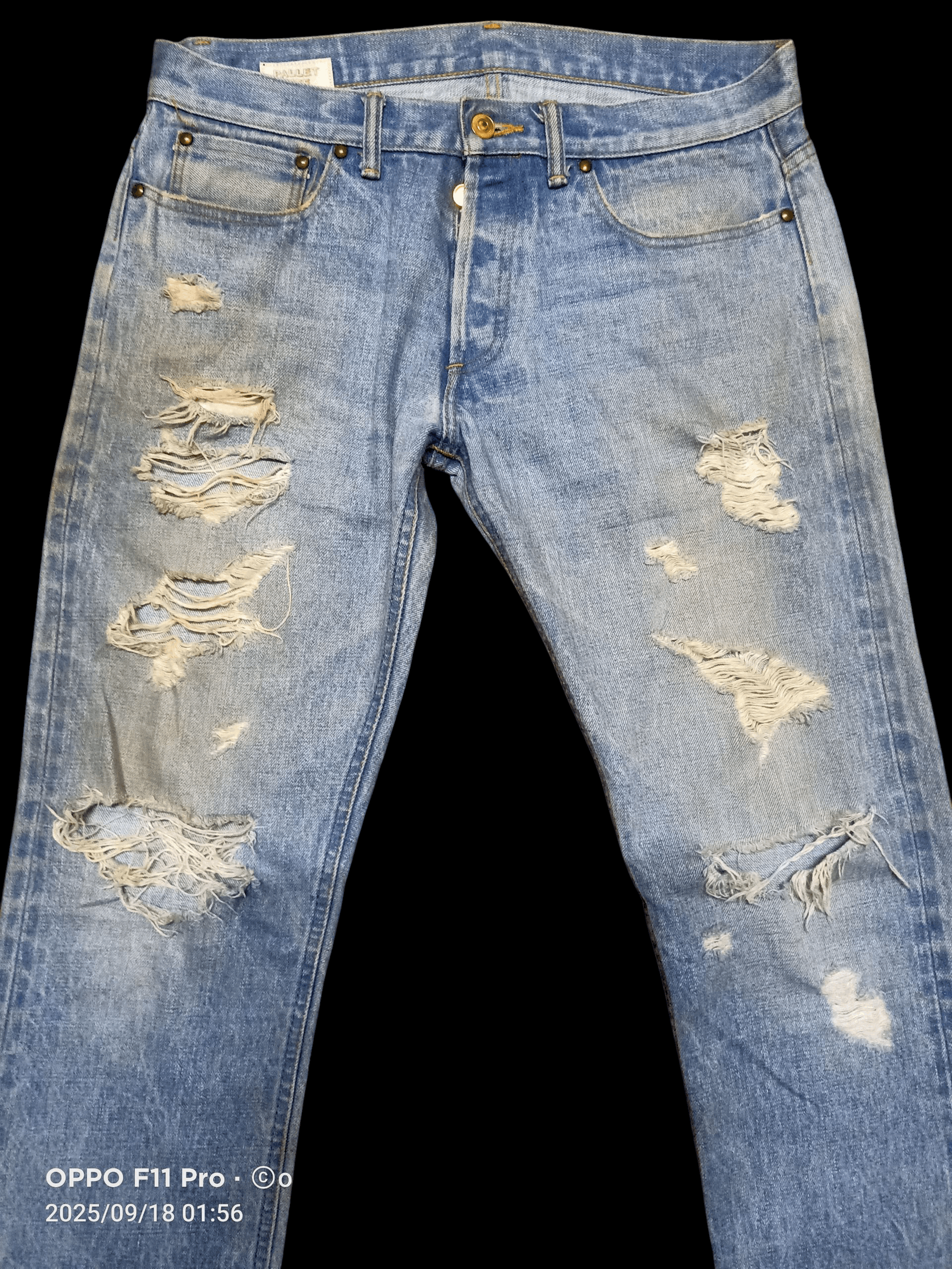 Japanese Brand 🌟 Pallet Life Story RedSelvedge Denim Men 🌟 Size US 33 - 1 Thumbnail