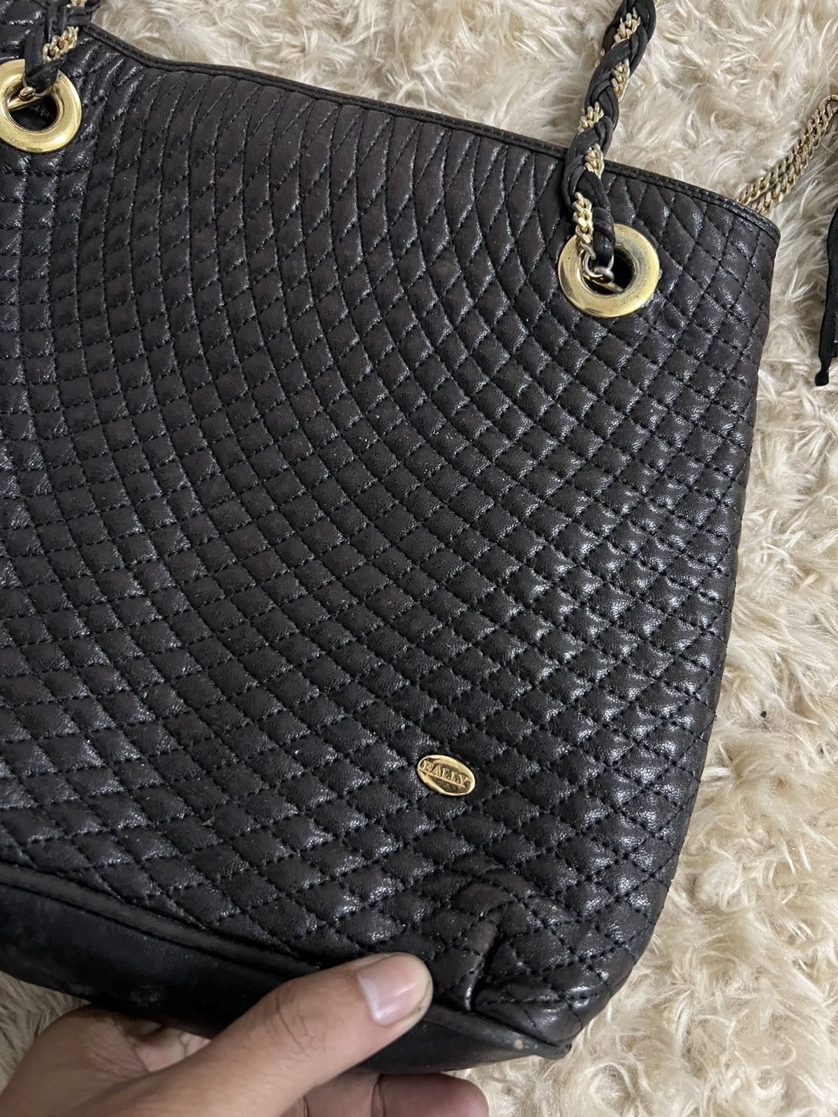 Bally Vintage BALLY LEATHER BAG Size ONE SIZE - 3 Thumbnail