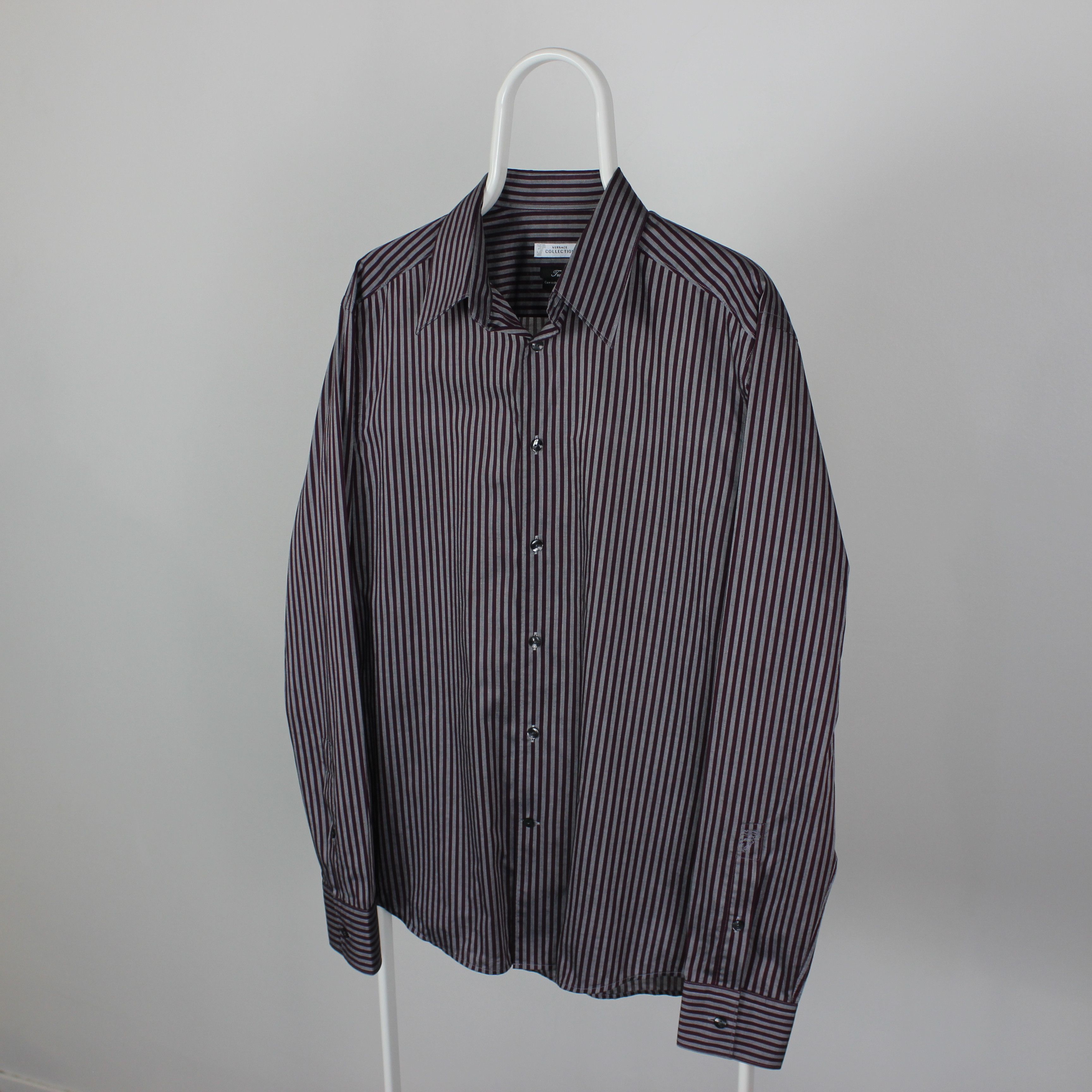Versace Versace collection shirt men button ups M L 16 41 Size US L / EU 52-54 / 3 - 1 Thumbnail