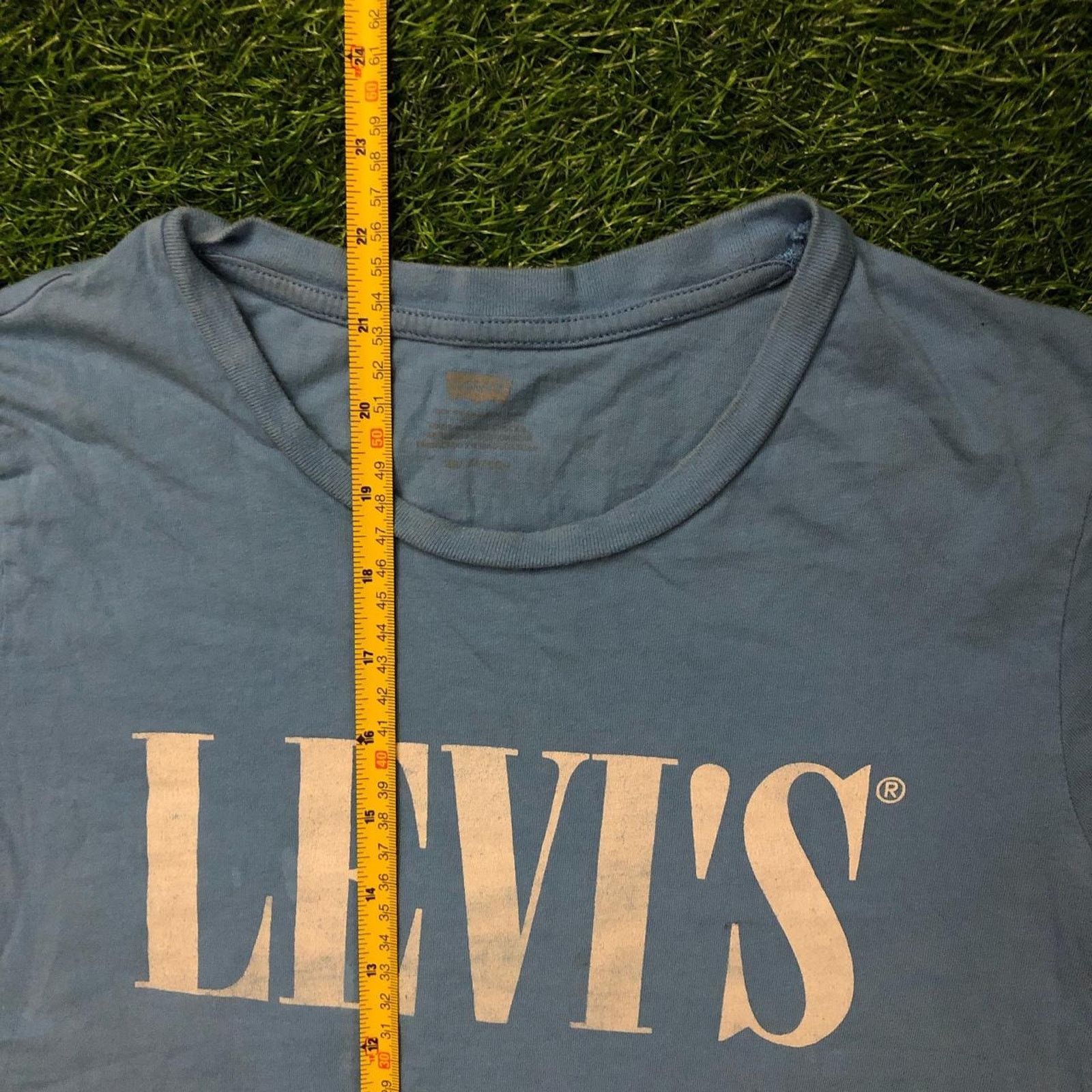 Levi's Women’s Light Blue Levi’s Graphic Logo Short Sleeve Tee Size XS / US 0-2 / IT 36-38 - 3 Thumbnail