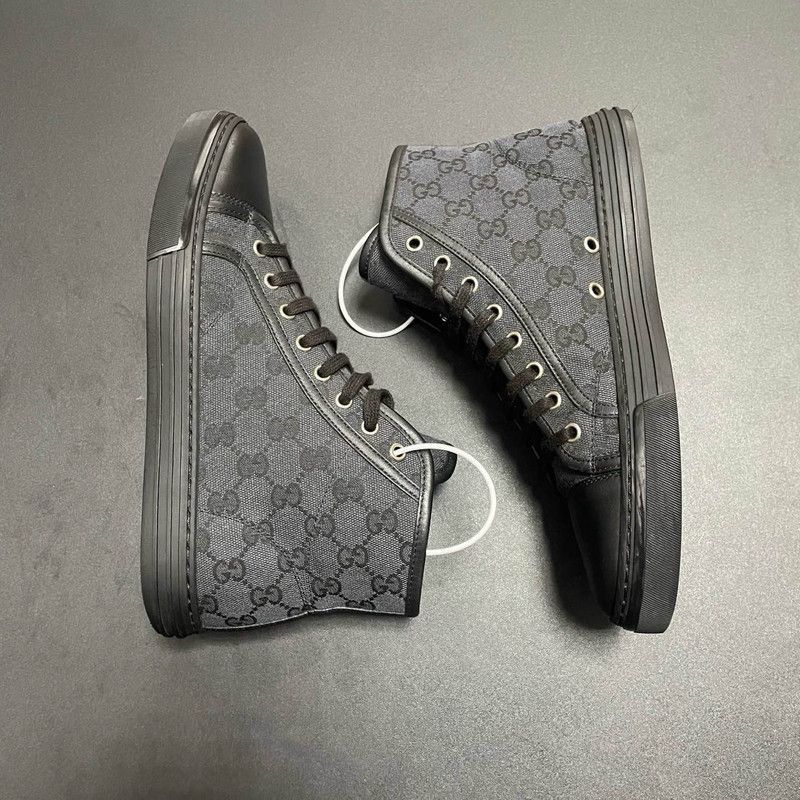 Gucci Gucci Vintage GG Canvas High-Top Sneakers Size US 7.5 / EU 40-41 - 5 Thumbnail