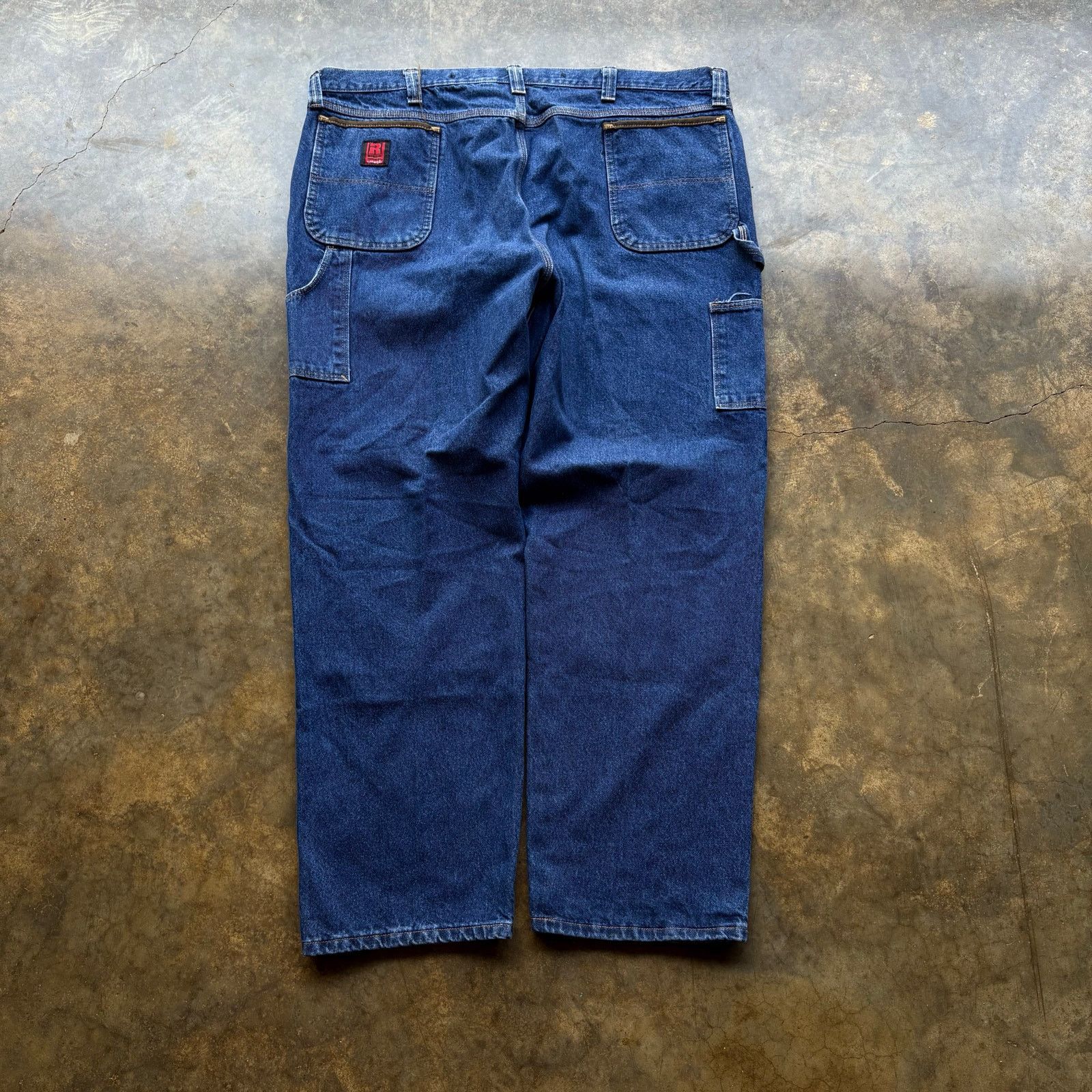 Wrangler Vintage Baggy Carhartt Style Double Knee Jeans Size US 44 / EU 60 - 1 Thumbnail