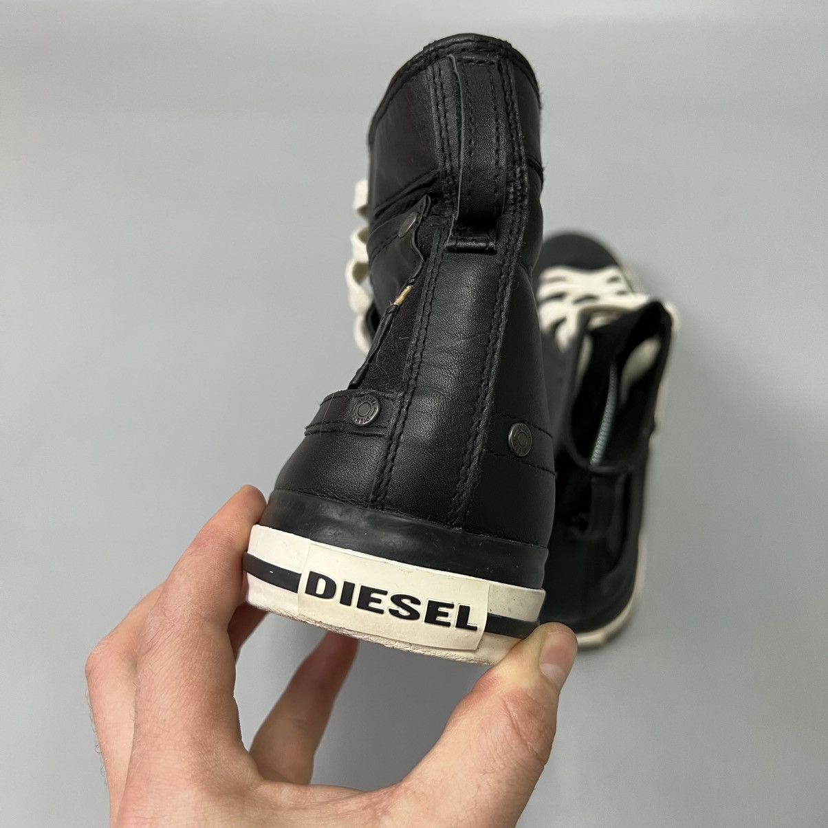 Diesel Diesel Avant Garde Leather Shoes y2k high trainers vintage Size US 12 / EU 45 - 10 Thumbnail