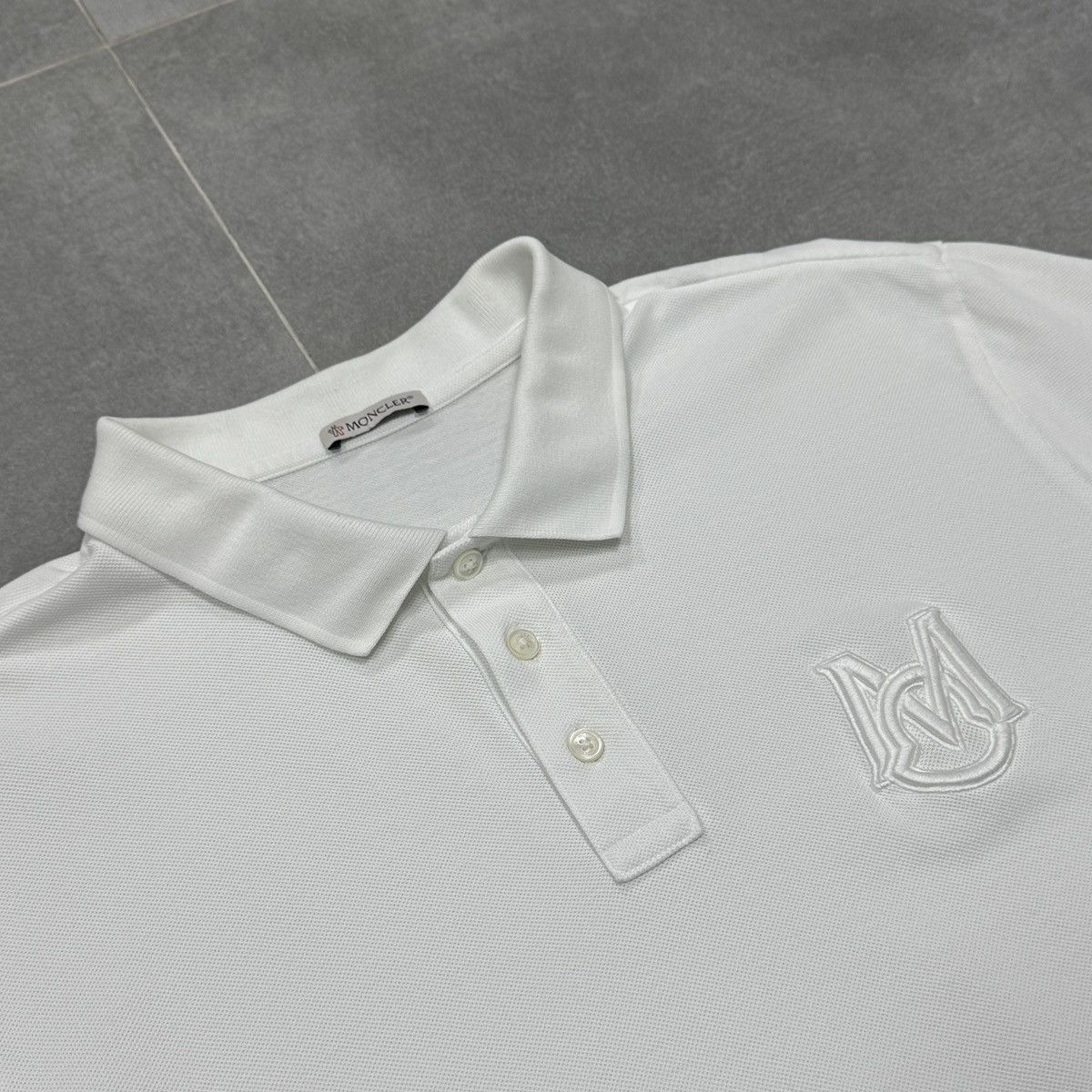 Authentic Moncler Maglia Polo Manica Corta SS Polo Shirt Men