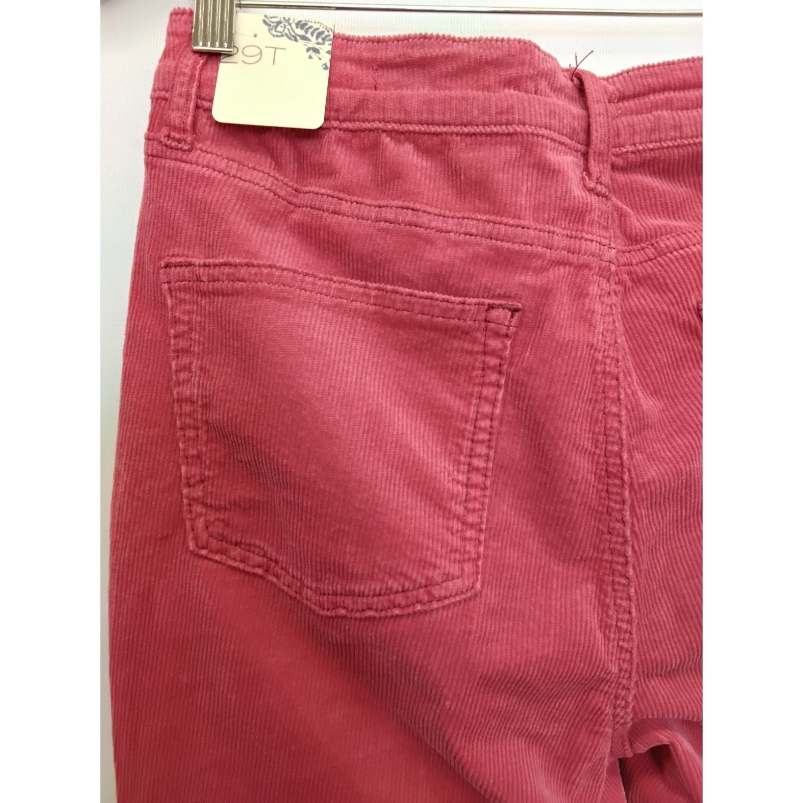 Anthropologie Anthropologie Pilcro Corduroy Pants Women's 29 Tall Pink NWT Size 29" - 5 Thumbnail