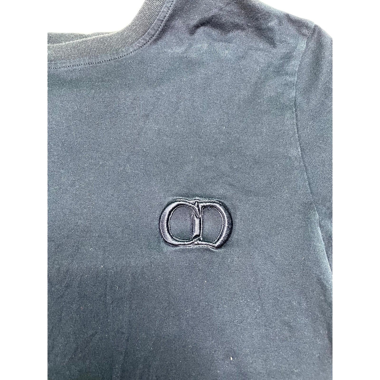 Dior Dior CD Logo Navy Tee Size US L / EU 52-54 / 3 - 2 Thumbnail