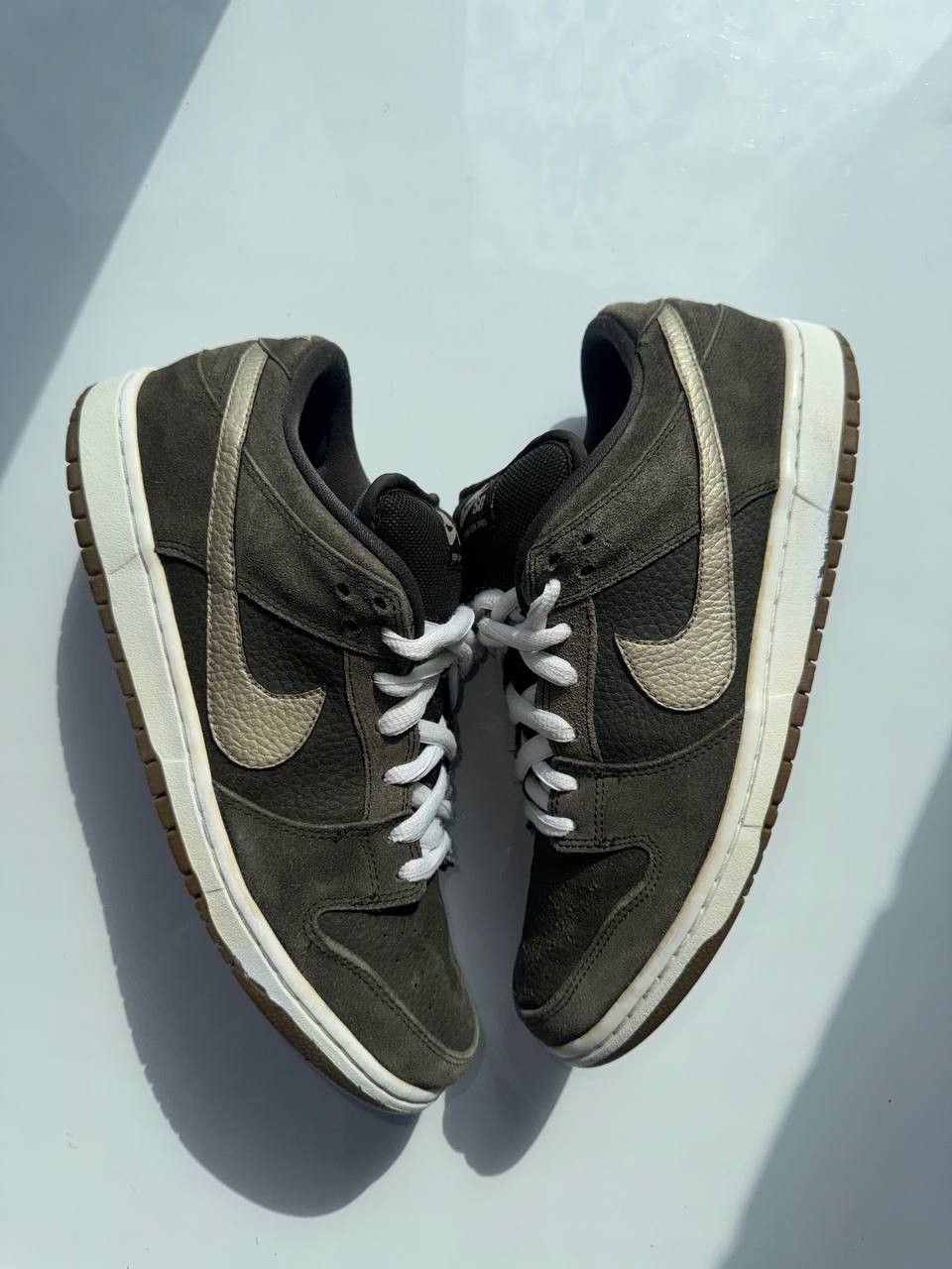 Nike SB Nike SB Dunk Low Sequoia White Gum Size US 10 / EU 43 - 1 Thumbnail