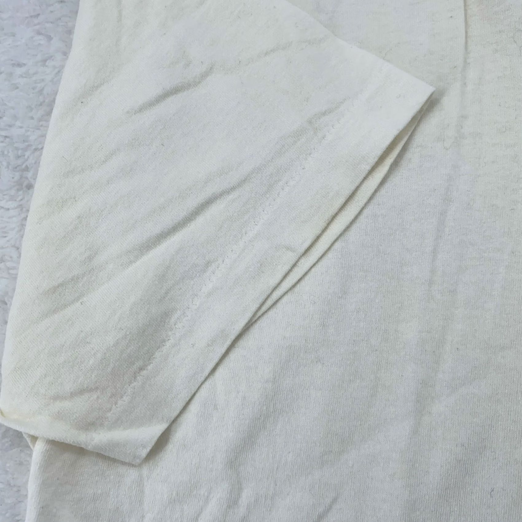 Hanes Hanes V-Neck T-Shirt Mens Large White Shirt Mens L White V-Neck Cotton Jersey Short Sleeve Solid Classic Size US L / EU 52-54 / 3 - 3 Thumbnail