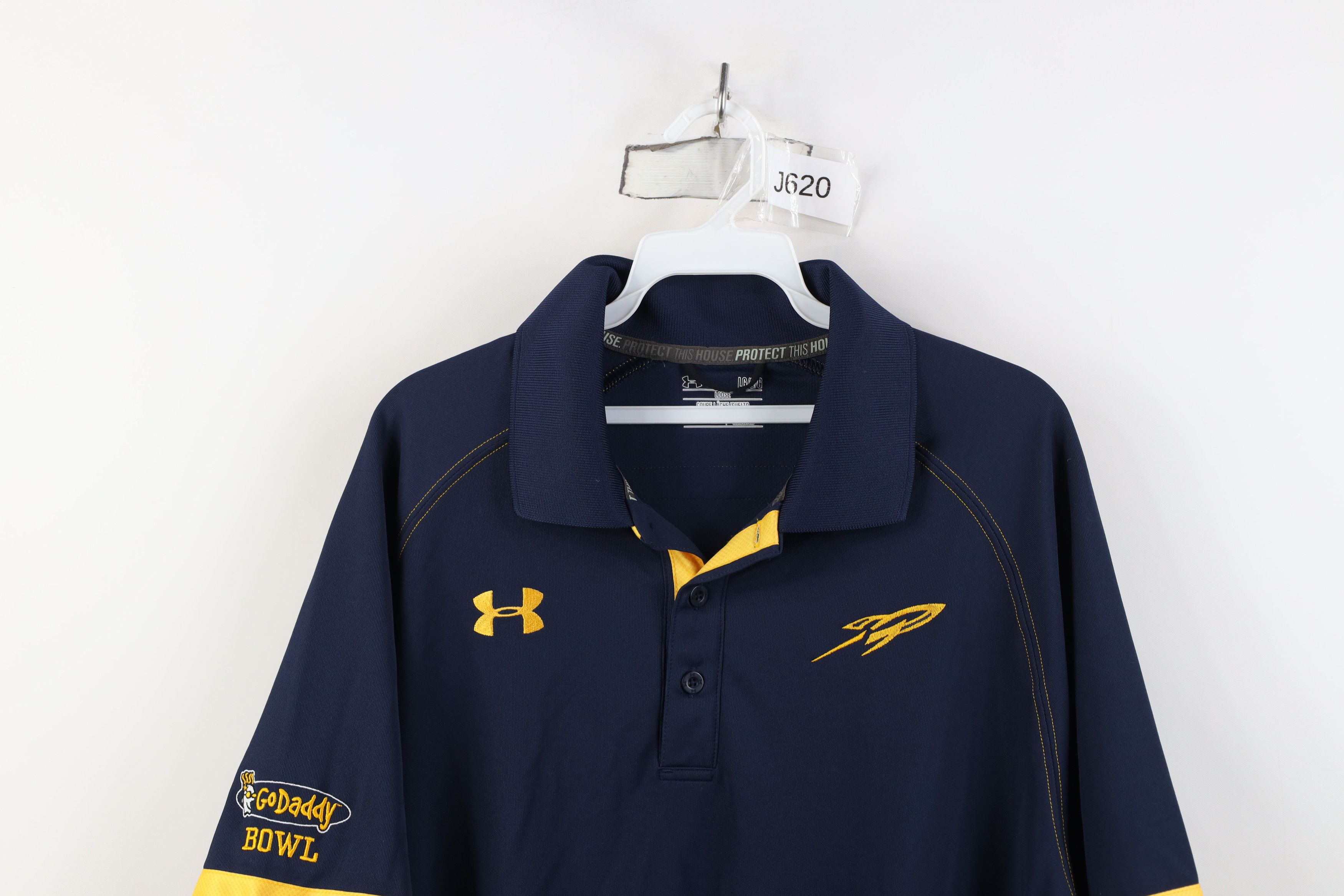 Under Armour Under Armour GoDaddy Bowl University of Toledo Football Polo Size US L / EU 52-54 / 3 - 2 Thumbnail