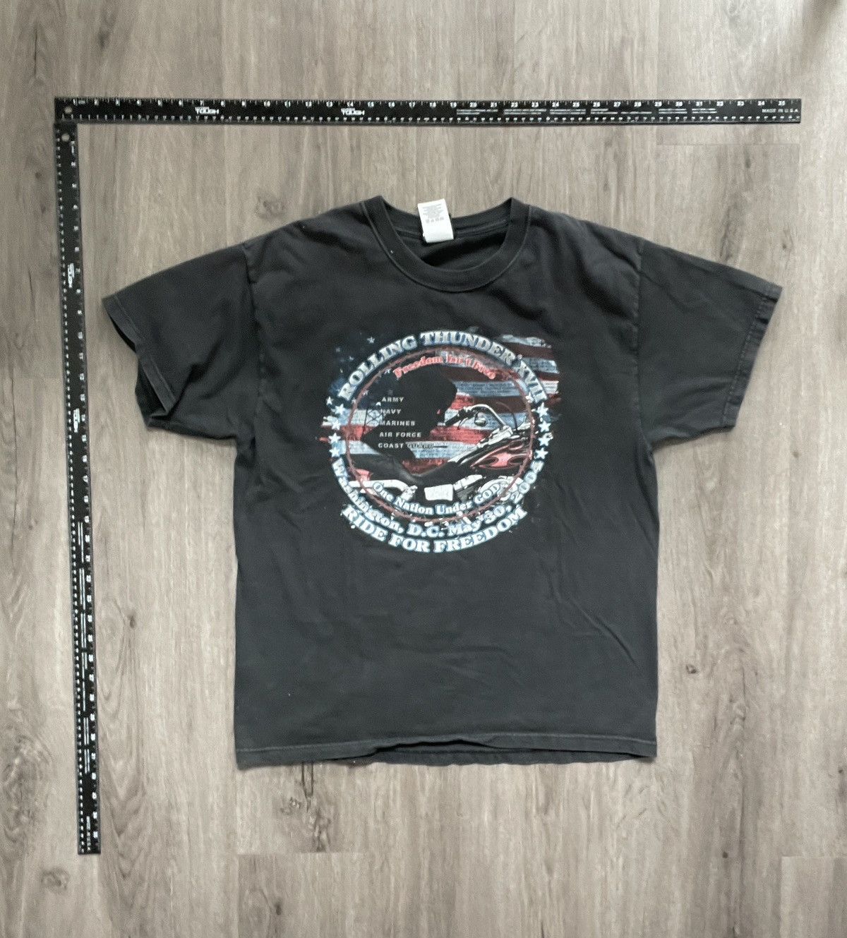 Harley Davidson Harley Davidson “2004 Ride for Freedom” T-shirt (Sz. L) Size US L / EU 52-54 / 3 - 3 Thumbnail