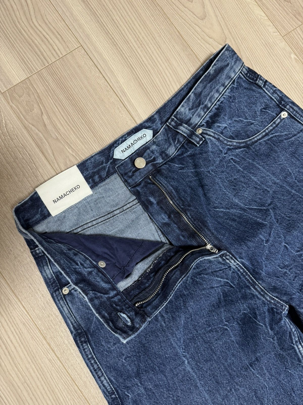 Namacheko NAMACHEKO AW23 Washed Straight Denim Size 31" - 10 Thumbnail