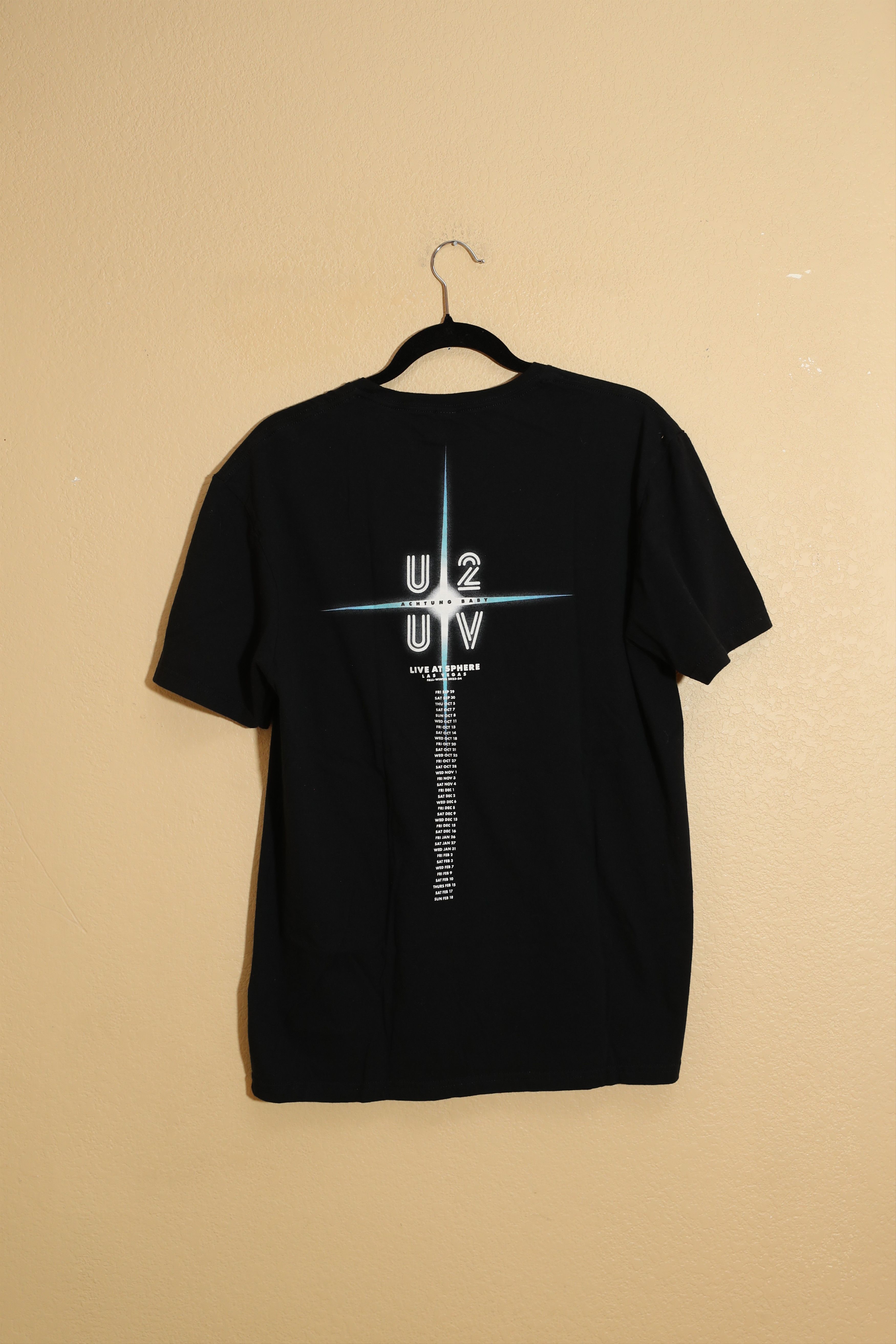 Band Tees U2 UV Las Vegas The Sphere Residency Tee (L) Size US L / EU 52-54 / 3 - 2 Thumbnail