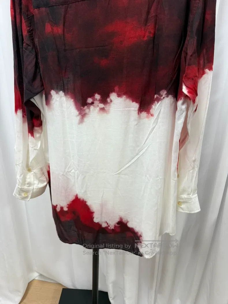 Yohji Yamamoto YOHJI YAMAMOTO Blood Red Shirt Size US L / EU 52-54 / 3 - 7 Thumbnail