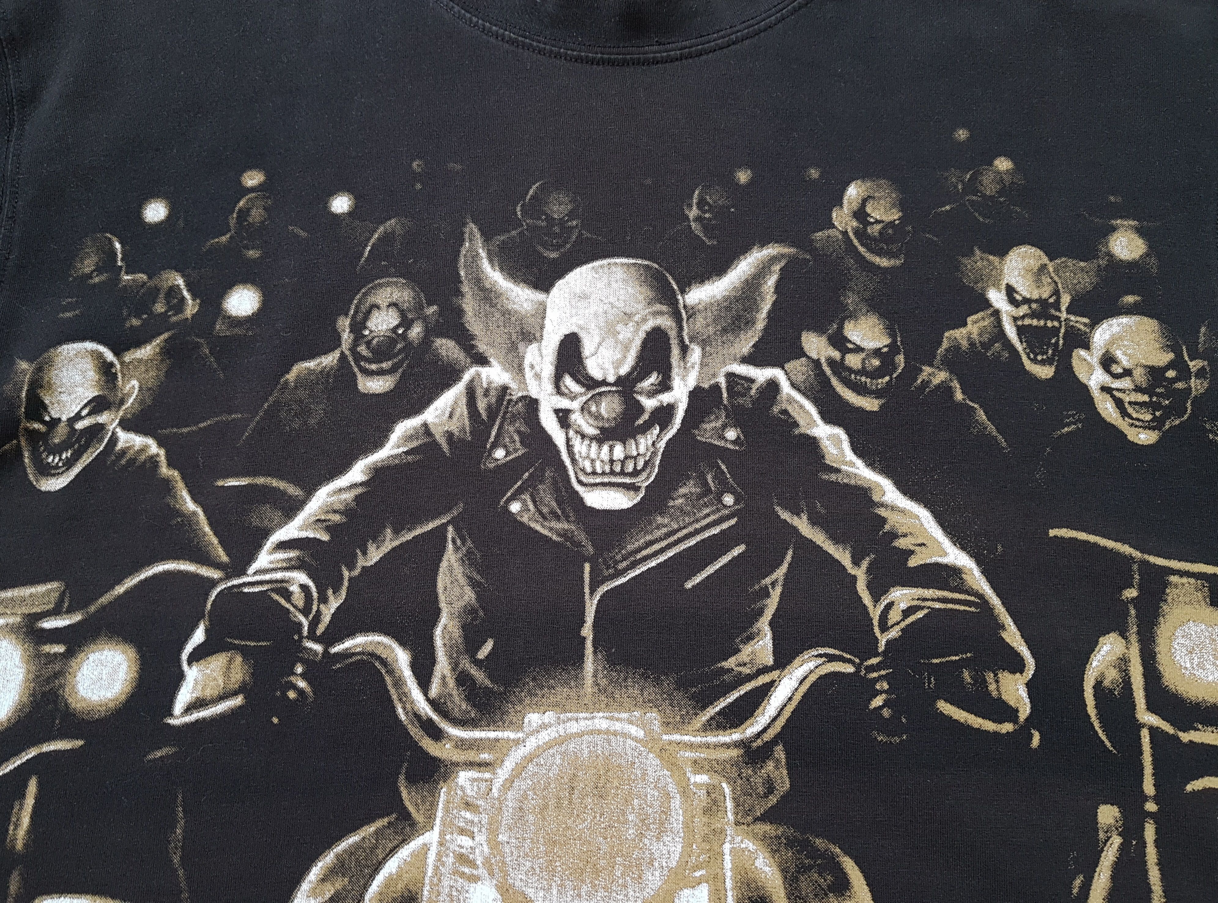 Harley Davidson Harley Davidson Vintage Clown Biker T Shirt made in USA Size US XL / EU 56 / 4 - 7 Thumbnail