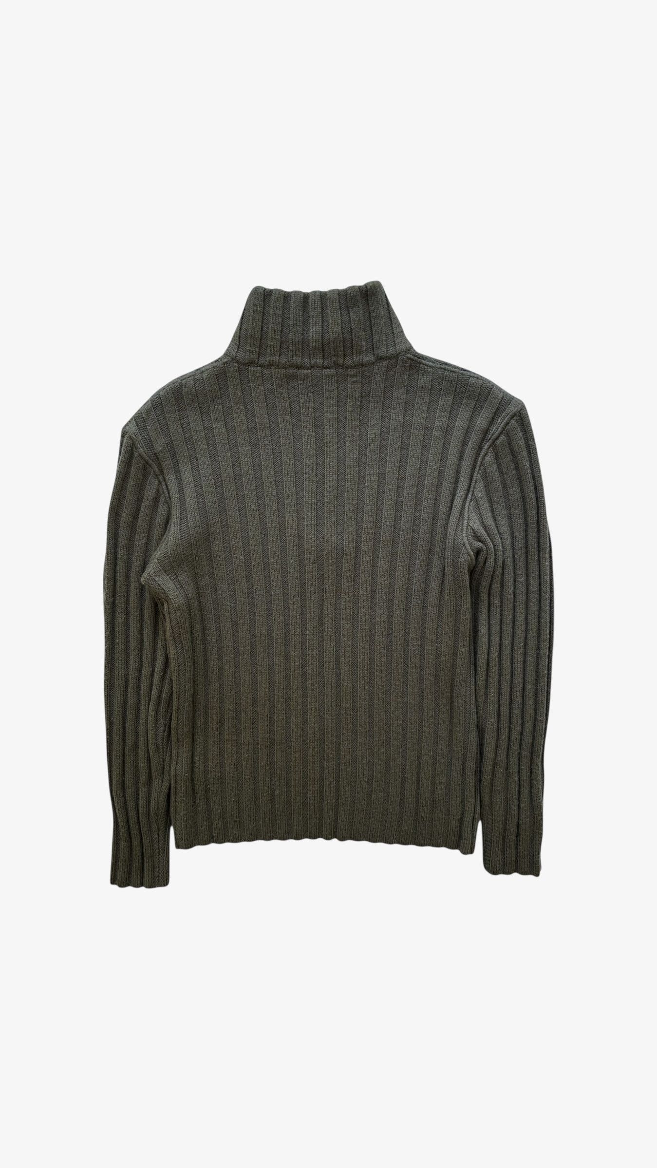 Armani Vintage Y2K Women's Armani Quarter Zip Wool Blend Fleece Size S / US 4 / IT 40 - 5 Thumbnail