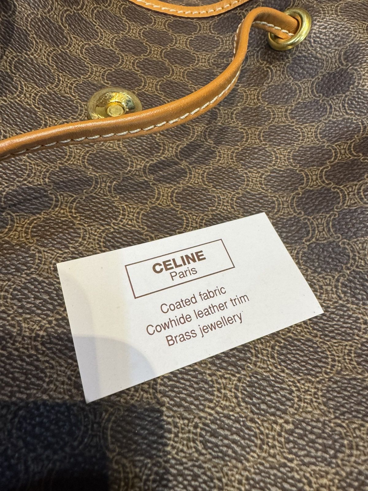 Celine CELINE C.E06-2 MACADAM MONOGRAM COATED FABRIC BAGPACK Size ONE SIZE - 16 Thumbnail
