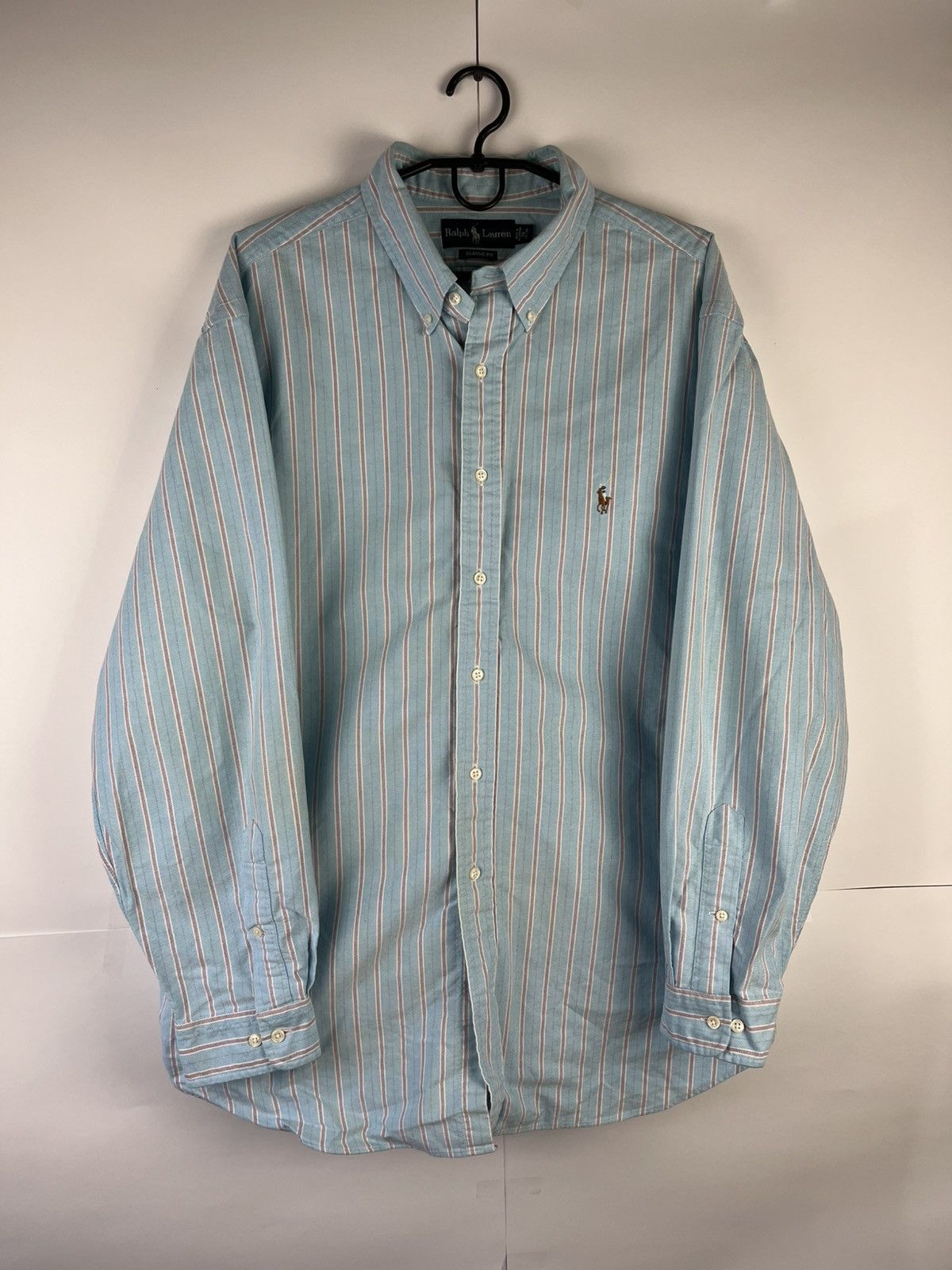 Ralph Lauren Ralph Lauren Vintage Stripped Cotton Shirt Button Up Size US XXL / EU 58 / 5 - 1 Thumbnail