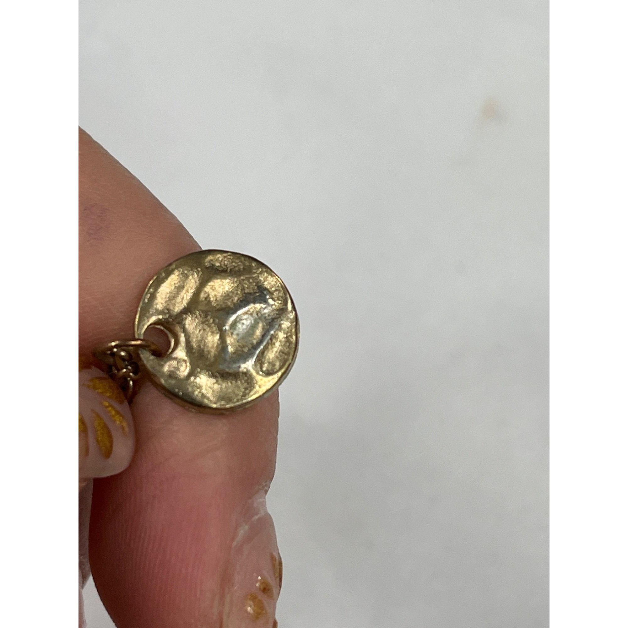Vintage Layered Gold Tone SKU 7864 Pendant Necklace With Chain and B Size ONE SIZE - 6 Thumbnail