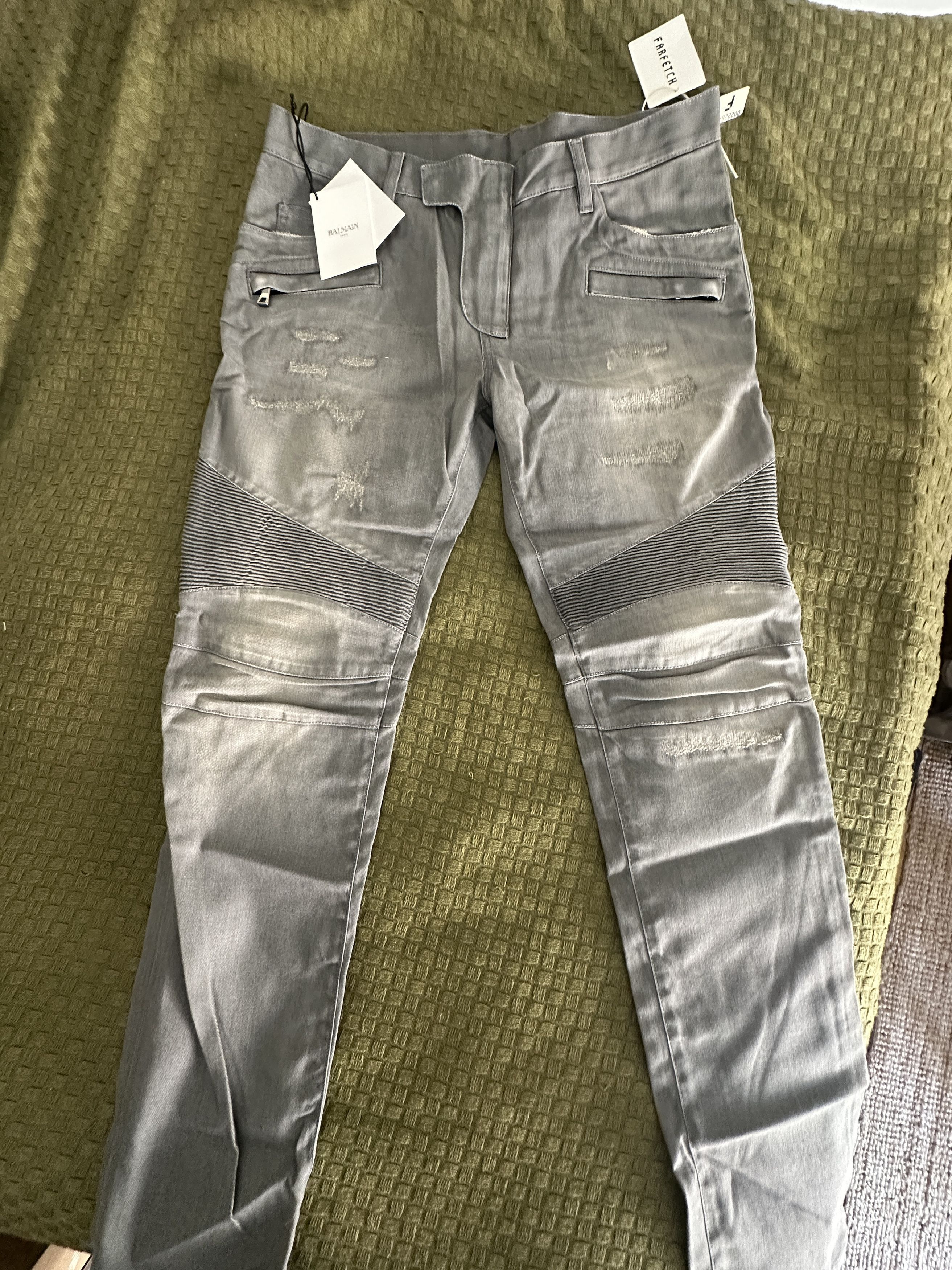 Balmain balmain christophe decarnin biker pants men size 34 Size US 34 / EU 50 - 7 Thumbnail