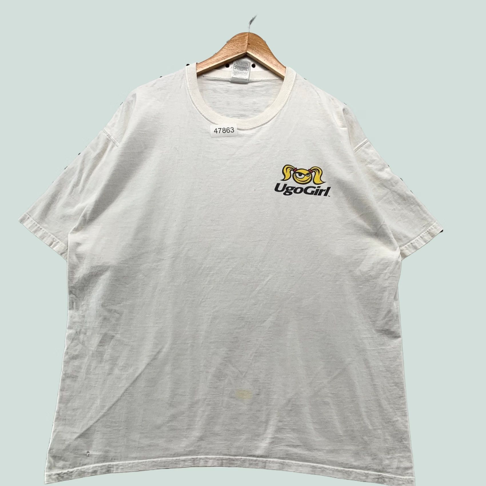 Vintage VINTAGE UGO Girl T Shirt Mens XL White Ugogirl Party Like A Girl Shirt Mens XL White Ugogirl 90s Beer Funny Event Summer Spring Mens Size US XL / EU 56 / 4 - 1 Thumbnail