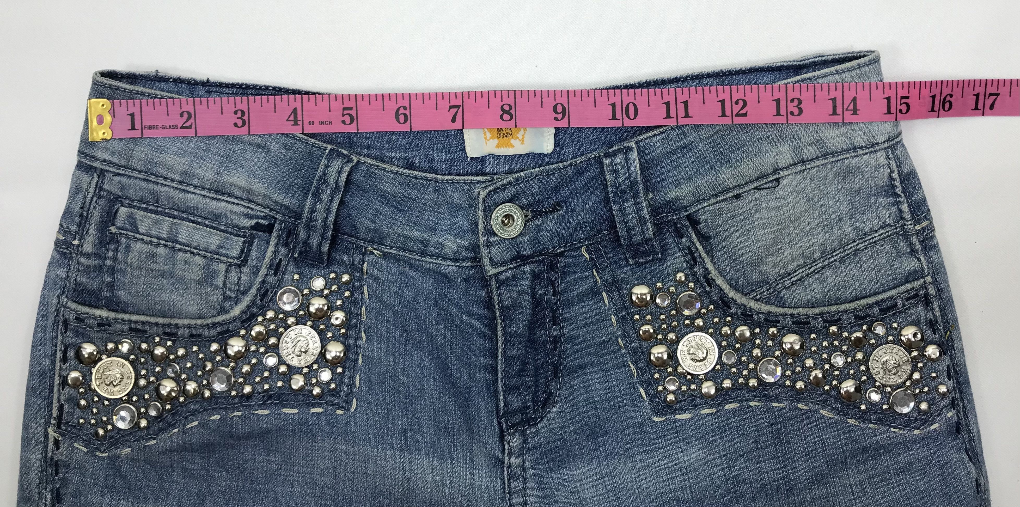 Antik Denim Vintage Antik Denim Flare Jeans Size 28" / US 6 / IT 42 - 13 Thumbnail