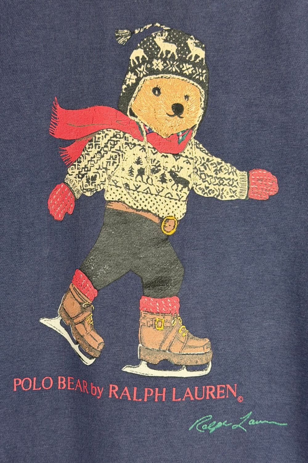 Polo Ralph Lauren 95aw Polo Ralph Lauren “Winter Skating Bear” Sweatshirt Size US S / EU 44-46 / 1 - 3 Thumbnail