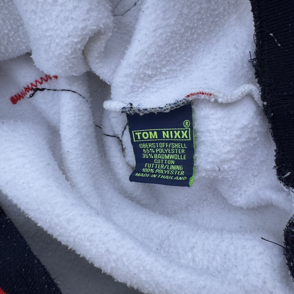 Japanese Brand Vintage Tom Nixx Crazy Rare Hoodie Central Logo Boxy 90s Size US L / EU 52-54 / 3 - 12 Thumbnail