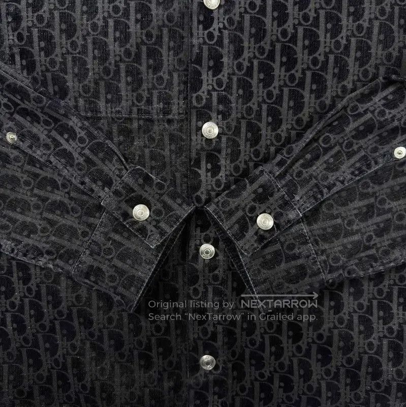 Dior Dior Blue Cotton Men's Shirt XS Size . Size US XS / EU 42 / 0 - 5 Thumbnail