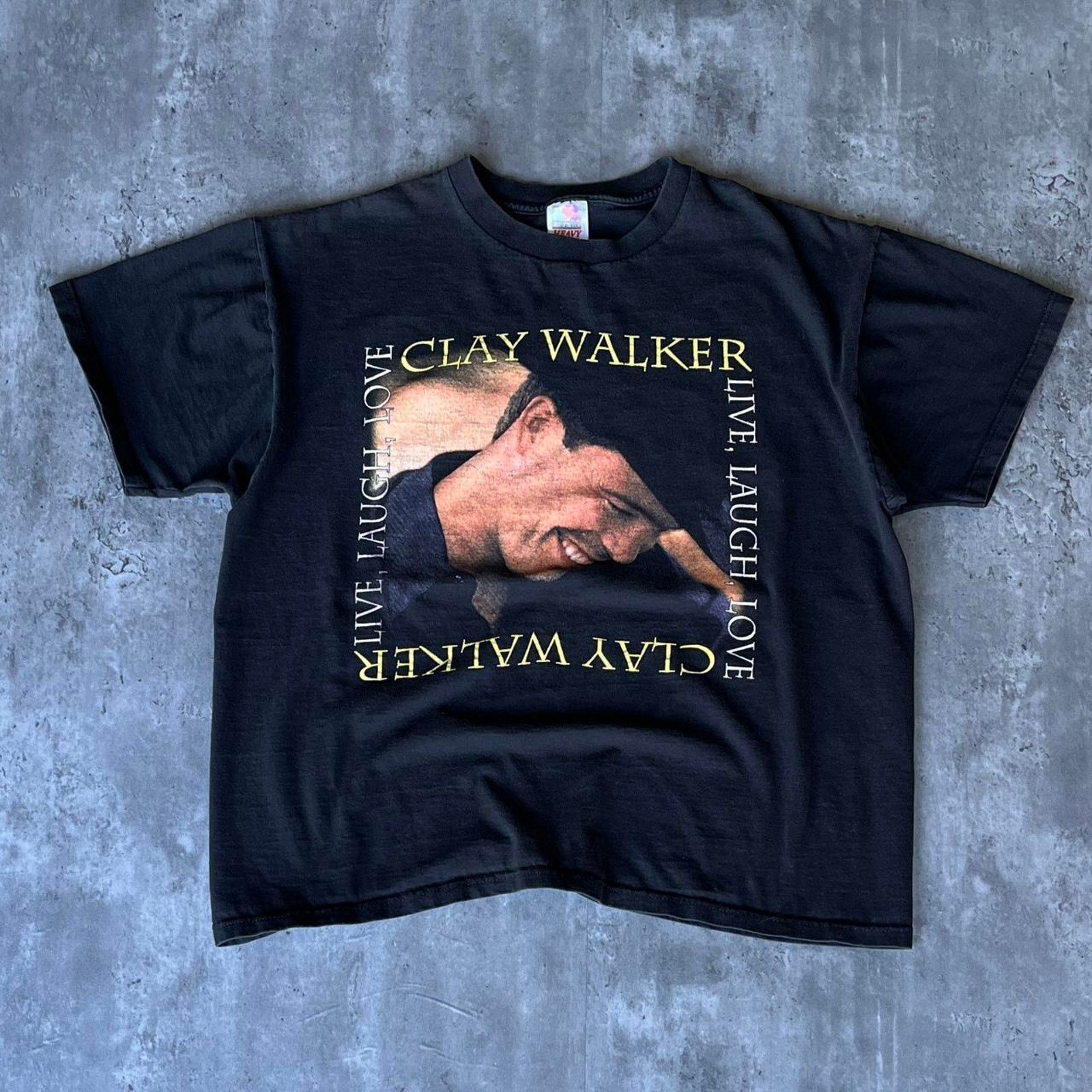 Band Tees × Vintage Crazy Y2K Clay Walker Graphic Country Music Band Tee Size US XL / EU 56 / 4 - 1 Thumbnail