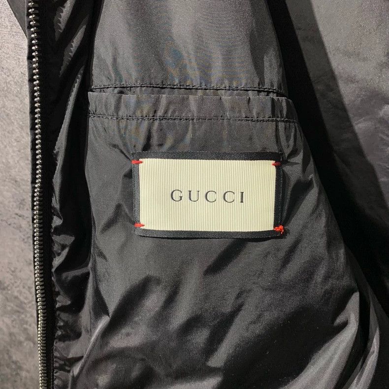 Gucci Gucci Black hooded stitching zipper jacket 2501-Nextarrow Size US M / EU 48-50 / 2 - 3 Thumbnail
