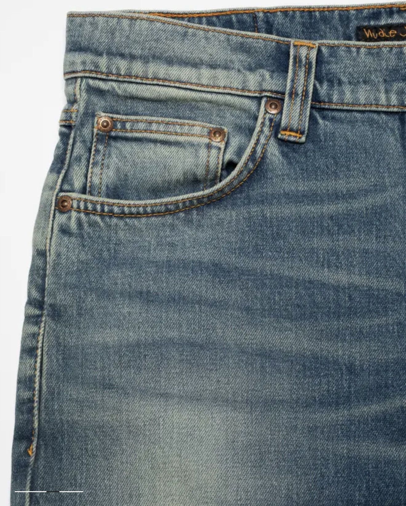 Nudie Jeans Nudie Jeans Solid Ollie Blue Clay Size US 38 / EU 54 - 6 Thumbnail