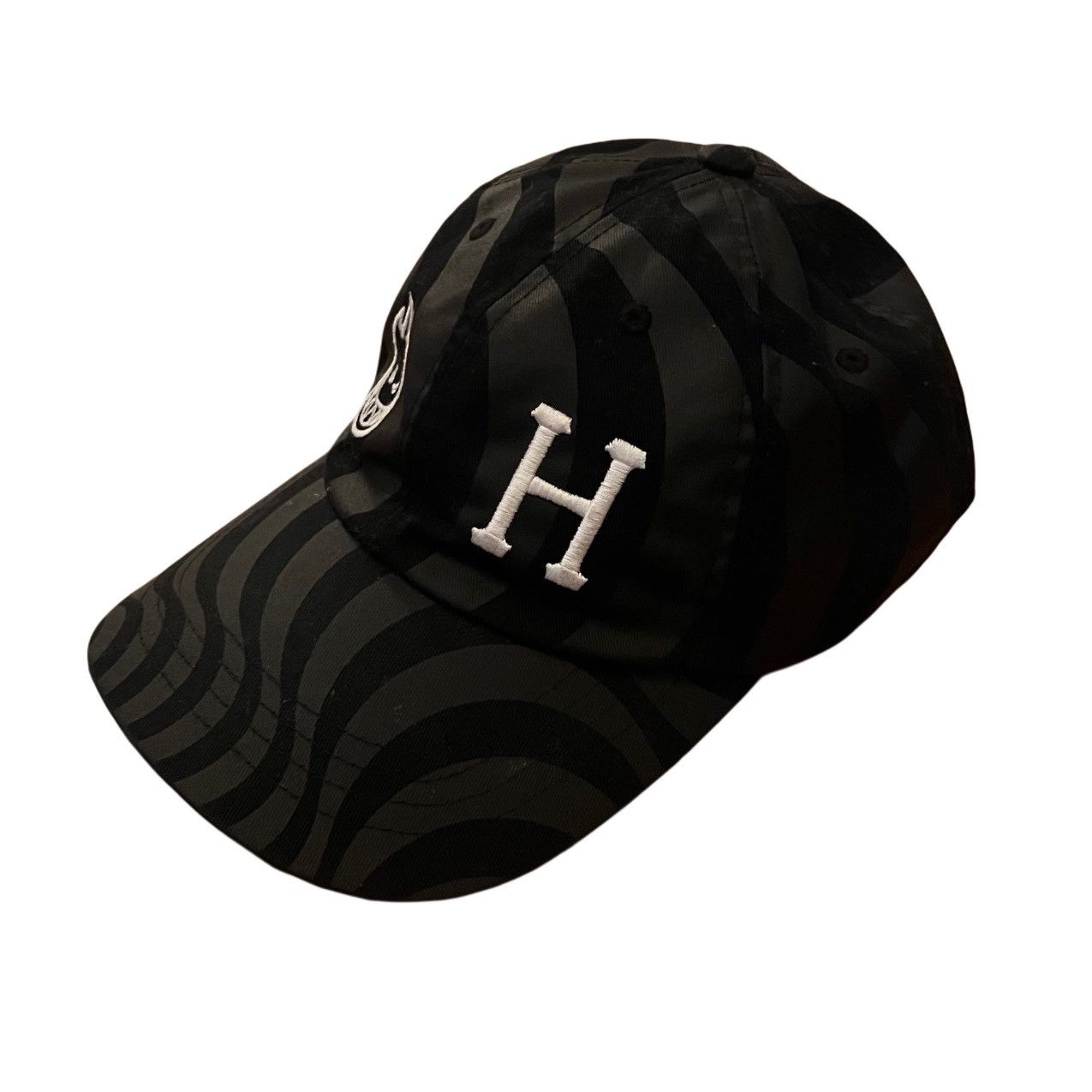 Huf × Spitfire SPITFIRE x HUF collaboration rare black baseball hat cap Size ONE SIZE - 4 Thumbnail